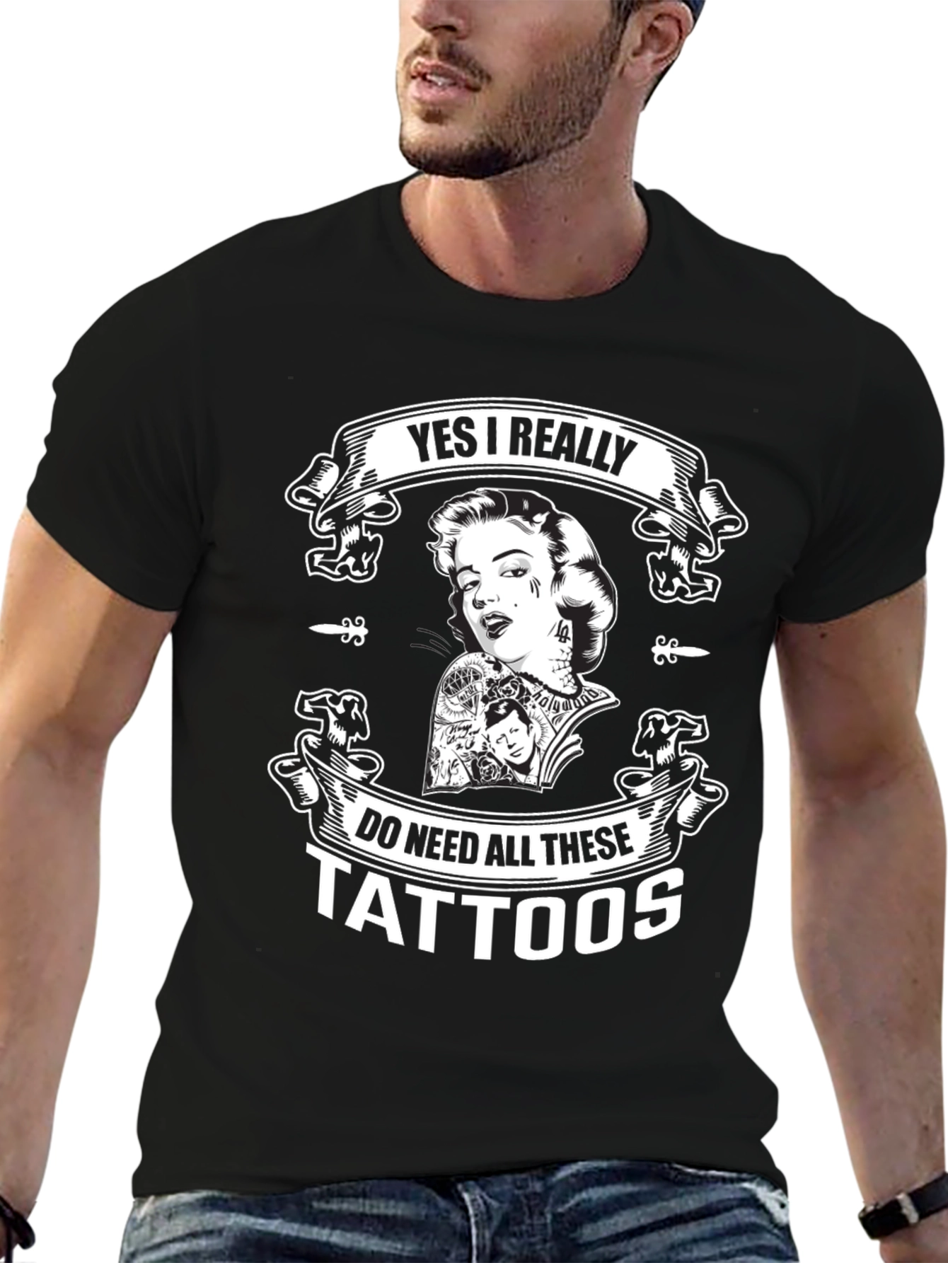 Marilyn Monroe Tattoo T-Shirt
