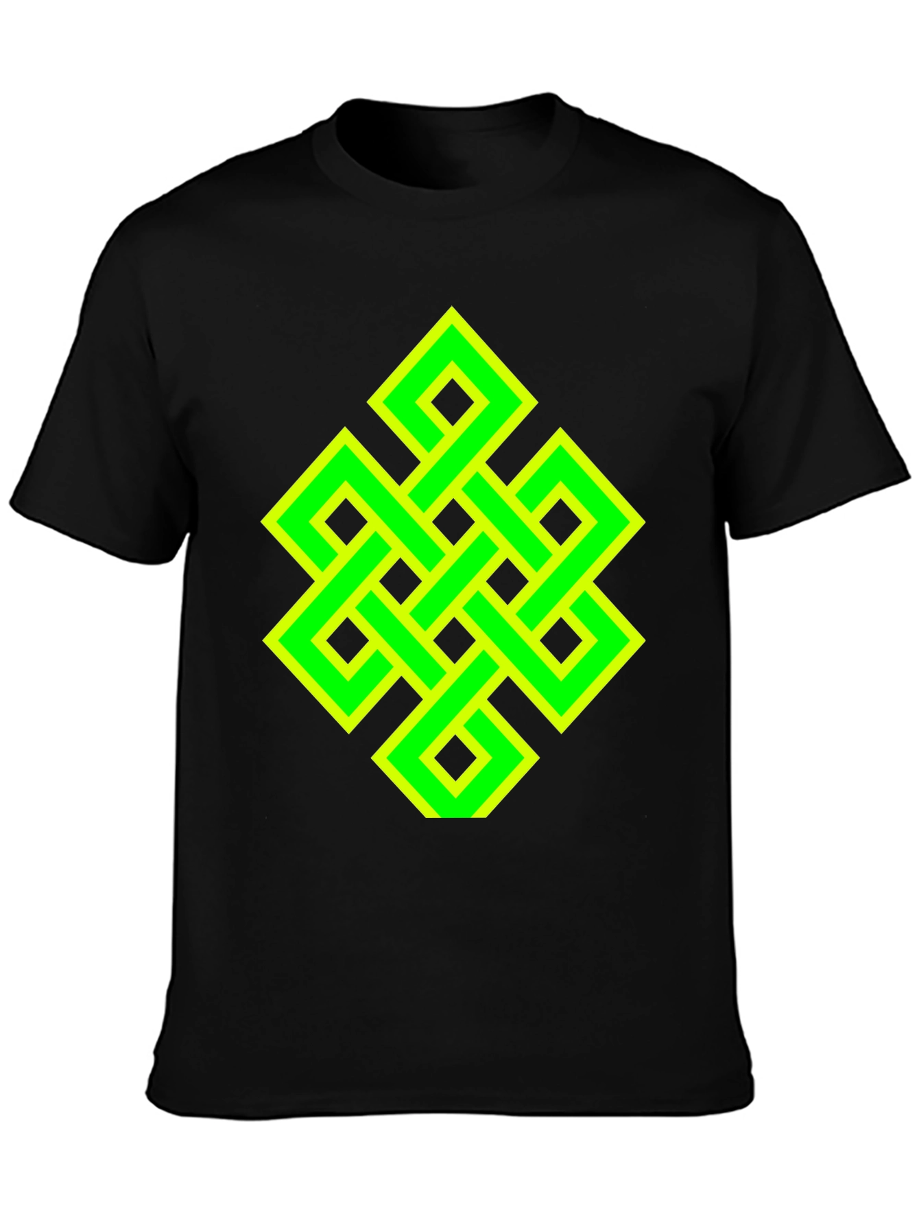 Endless Knot Graphic Tee - Black