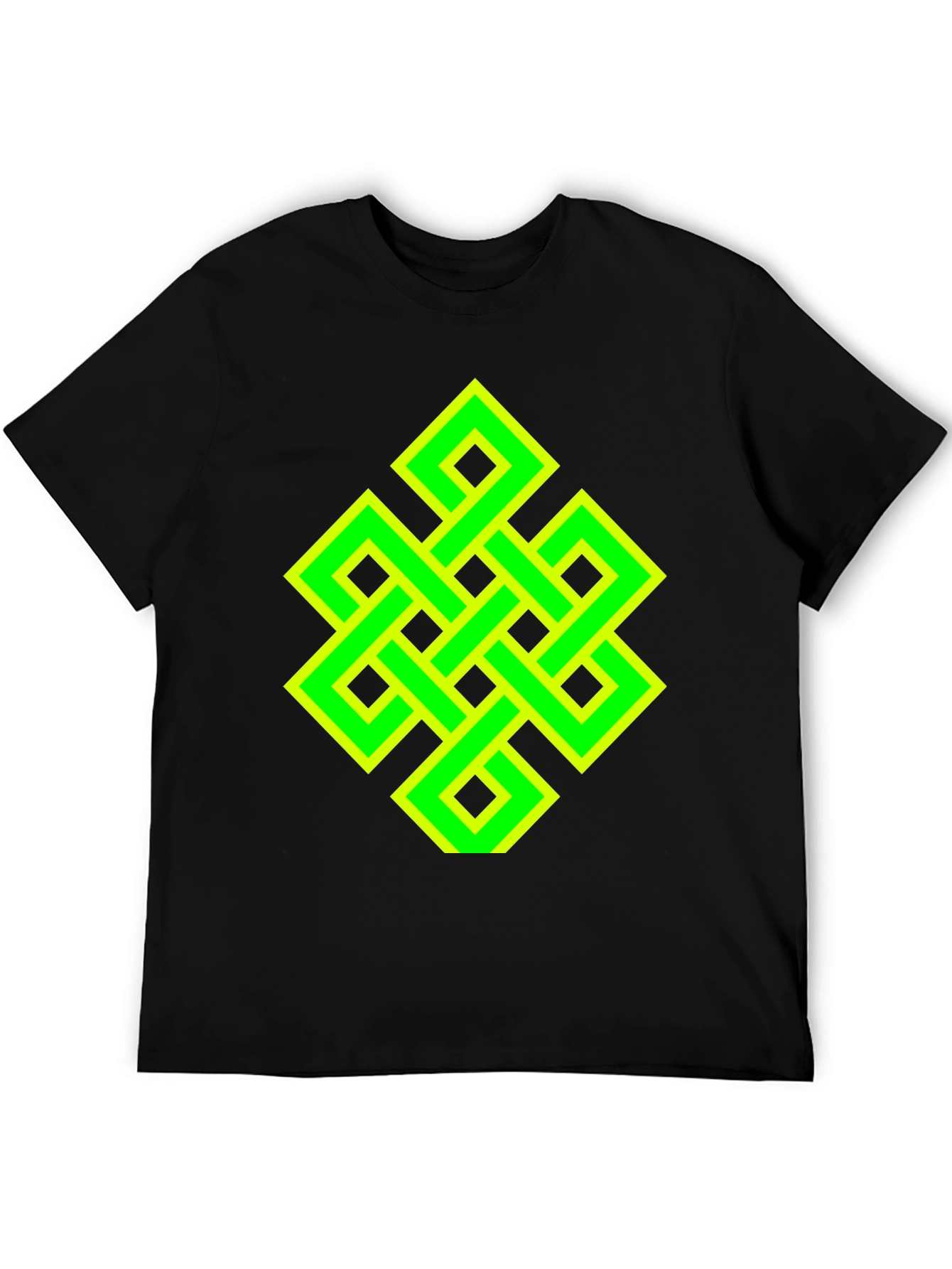 Endless Knot Graphic Tee - Black