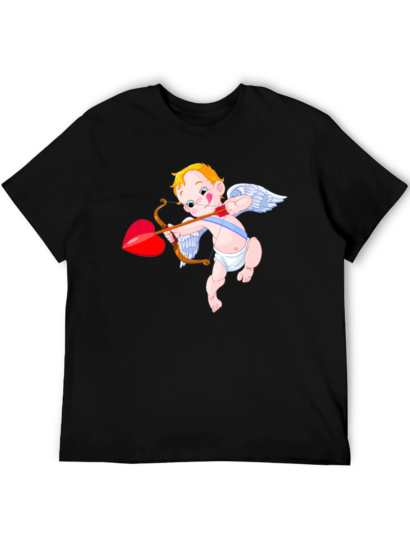 Cupid Graphic Black T-Shirt