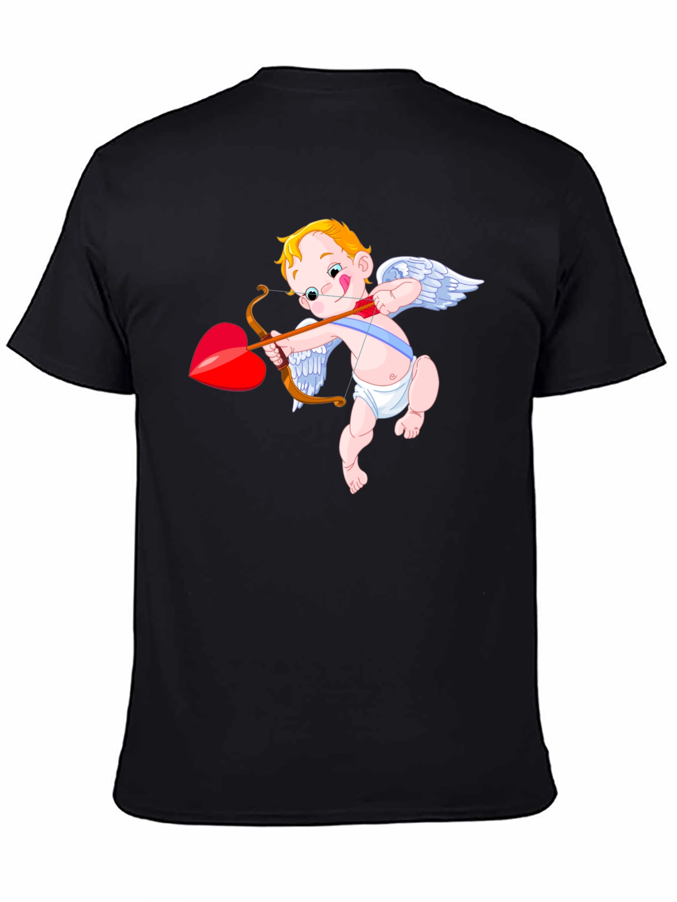 Cupid Graphic Black T-Shirt