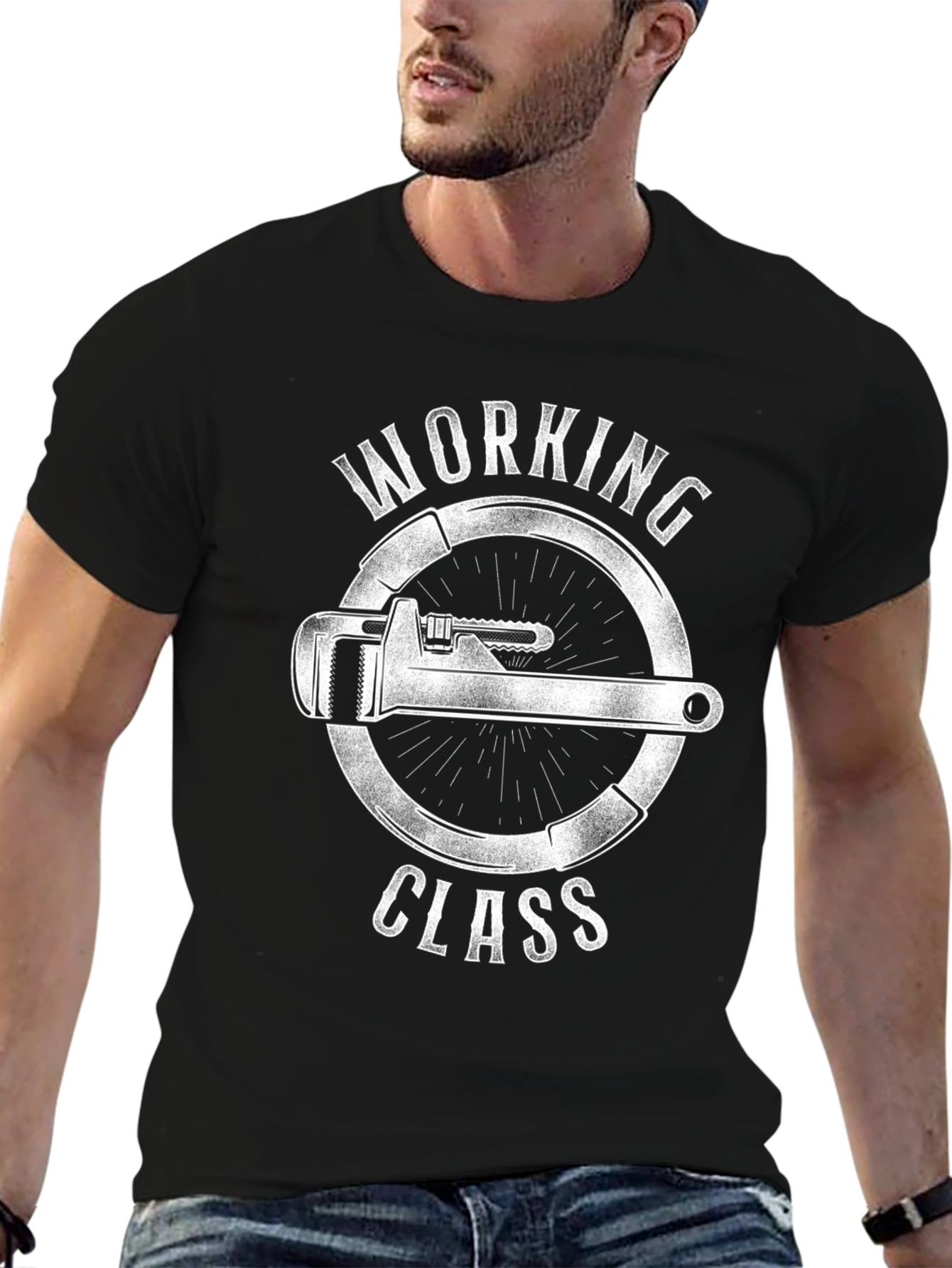 Working Class T-Shirt - Black Graphic Tee