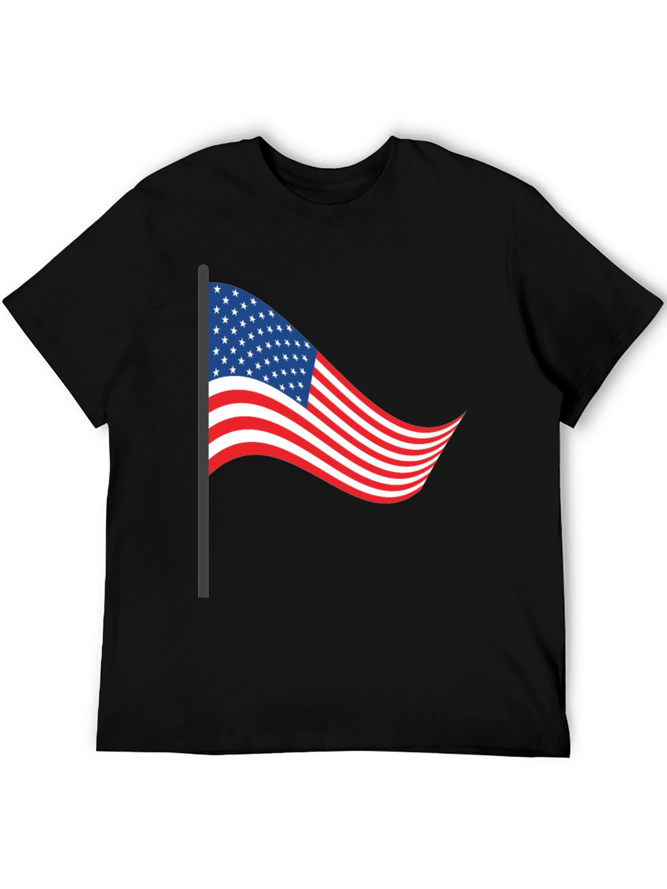 American Flag Graphic T-Shirt Patriotic Style