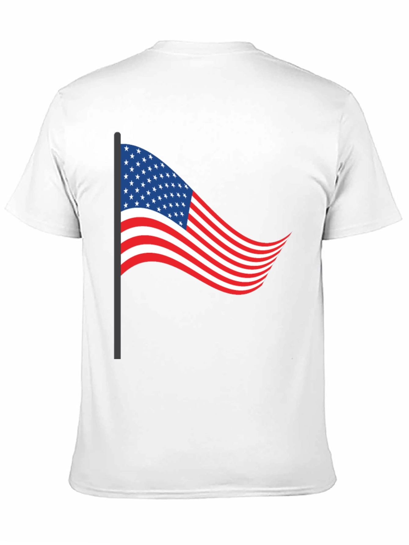 American Flag Graphic T-Shirt Patriotic Style