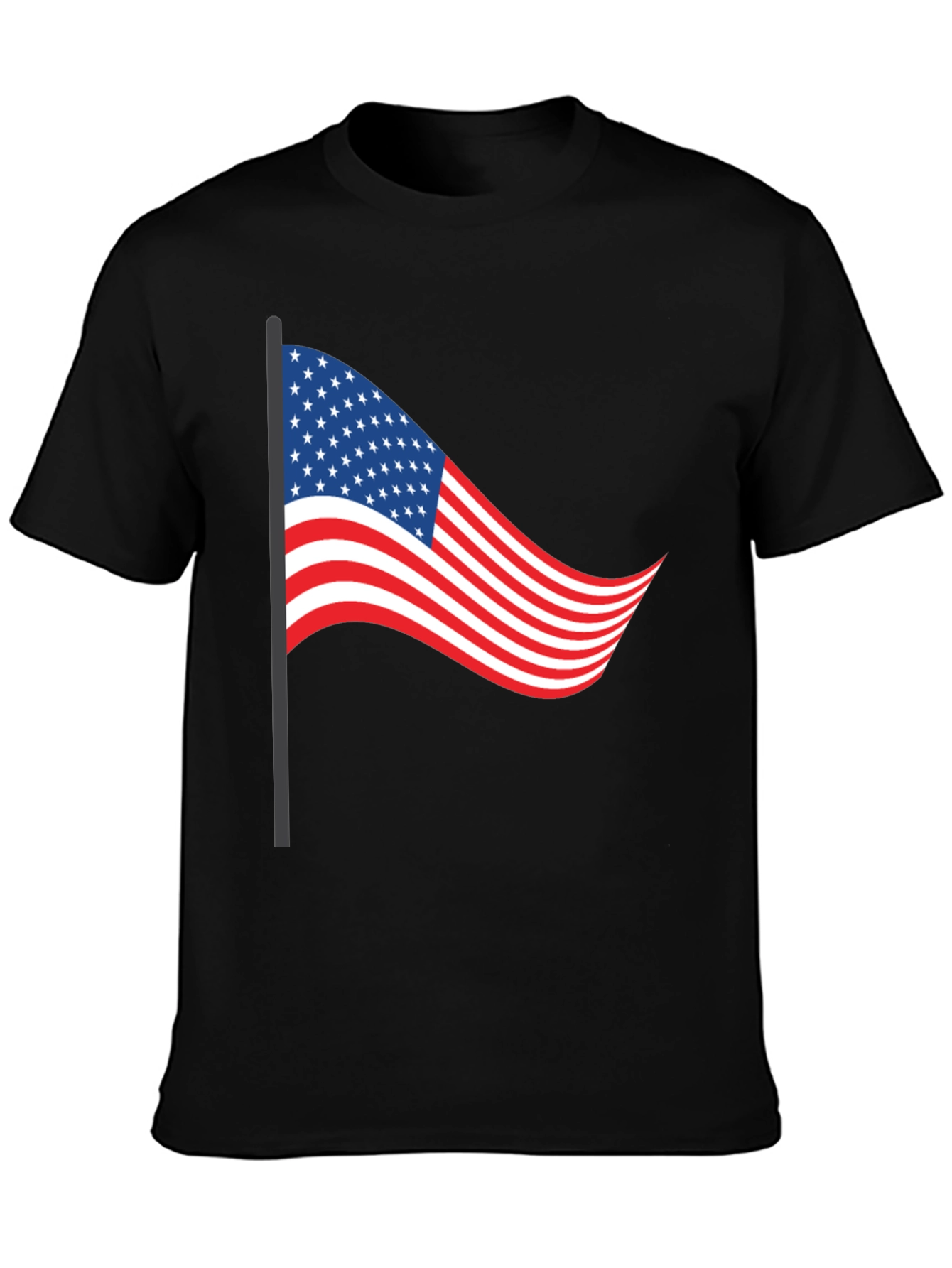 American Flag Graphic T-Shirt Patriotic Style