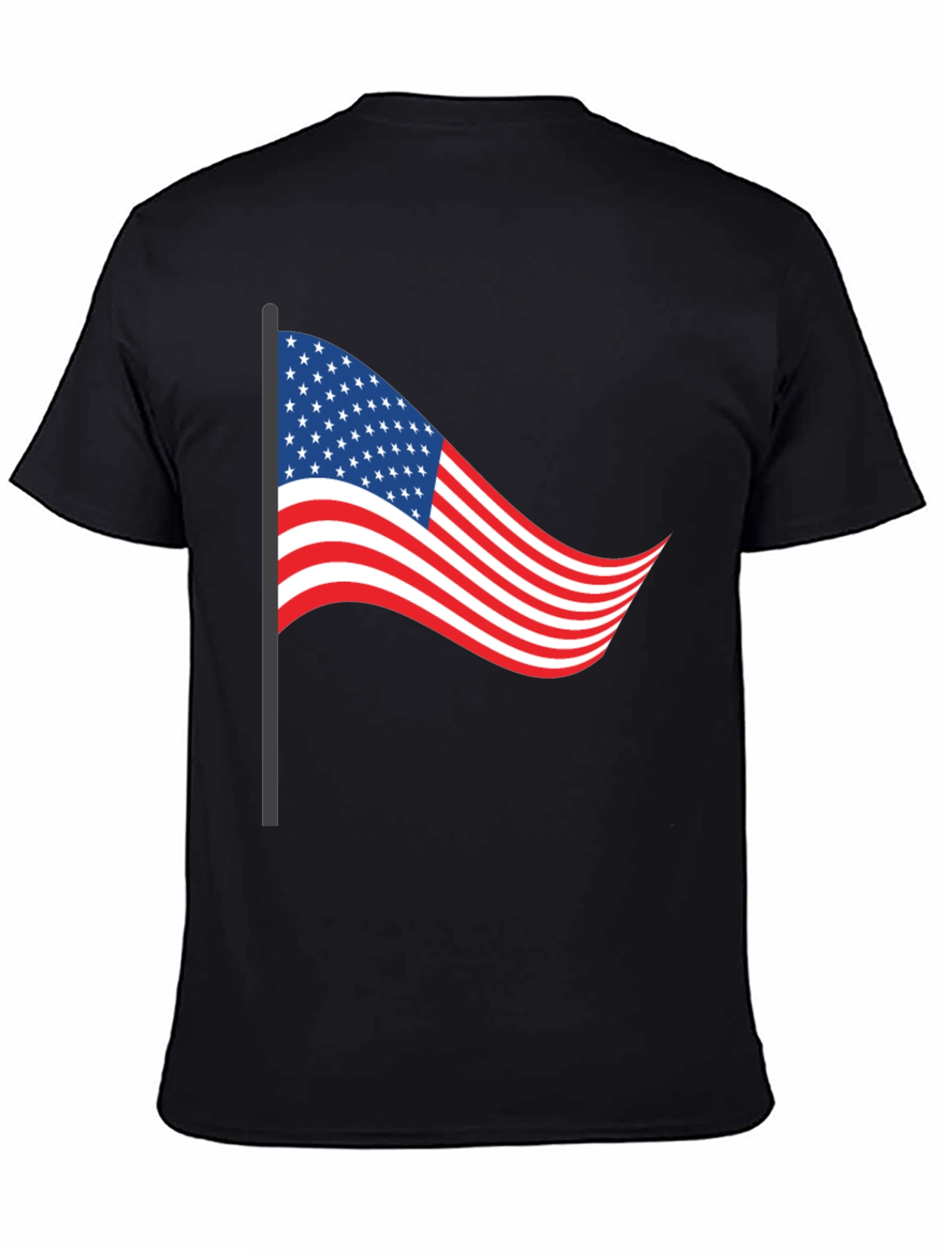 American Flag Graphic T-Shirt Patriotic Style