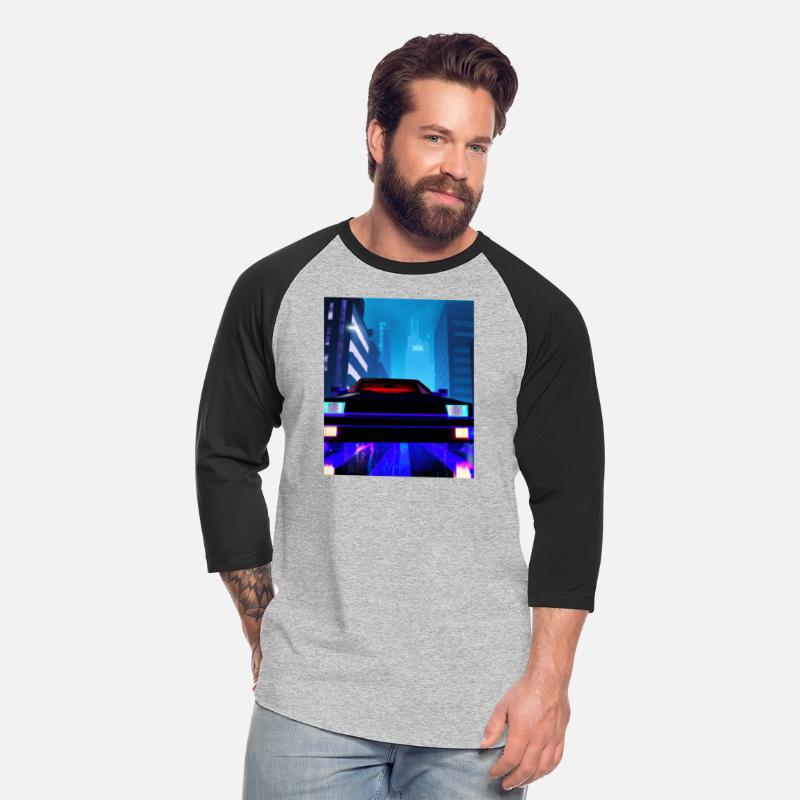 Vaporwave Aesthetic Car Night Skyscrapers