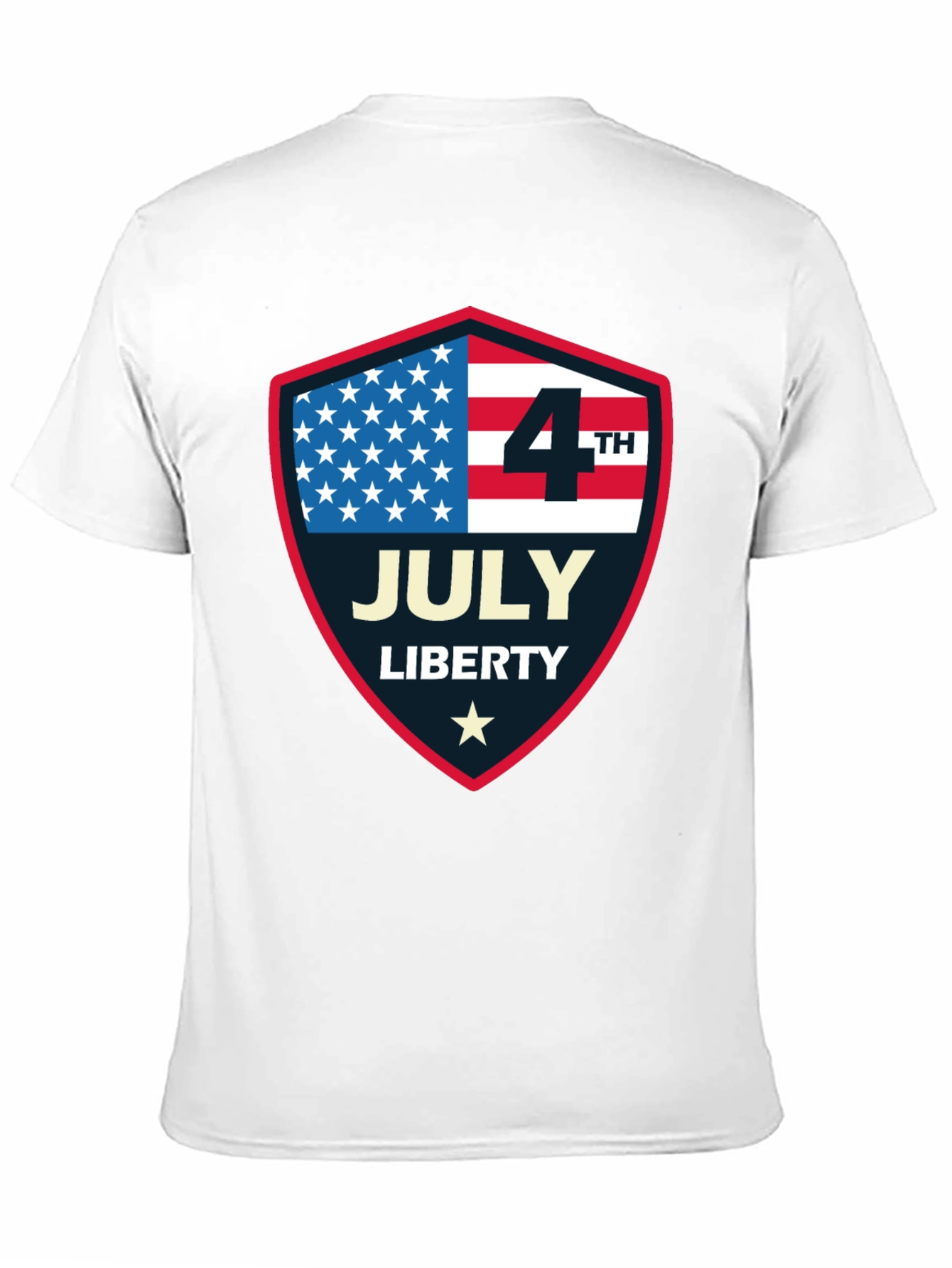 Patriotic 4th of July Shield T-Shirt