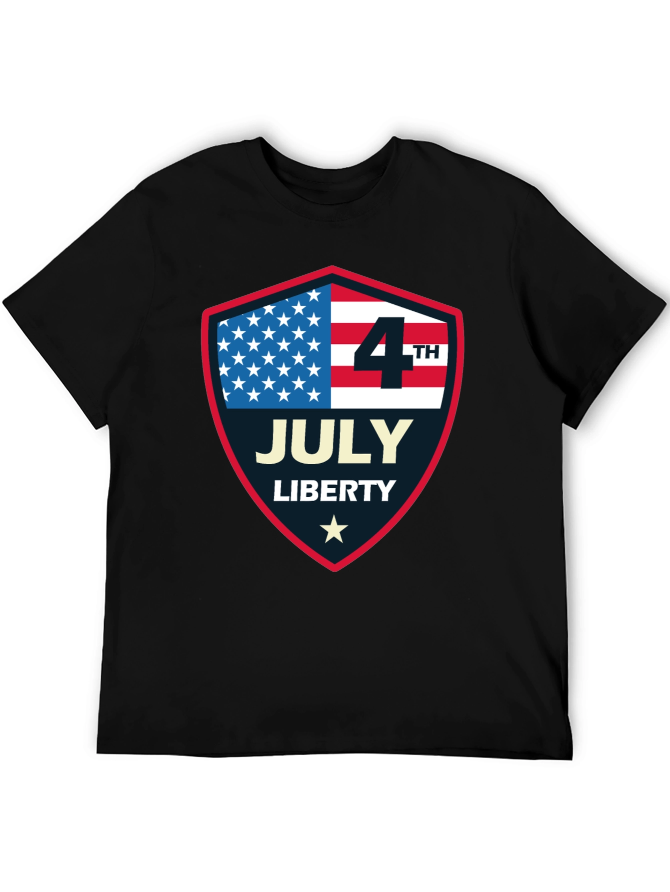 Patriotic 4th of July Shield T-Shirt