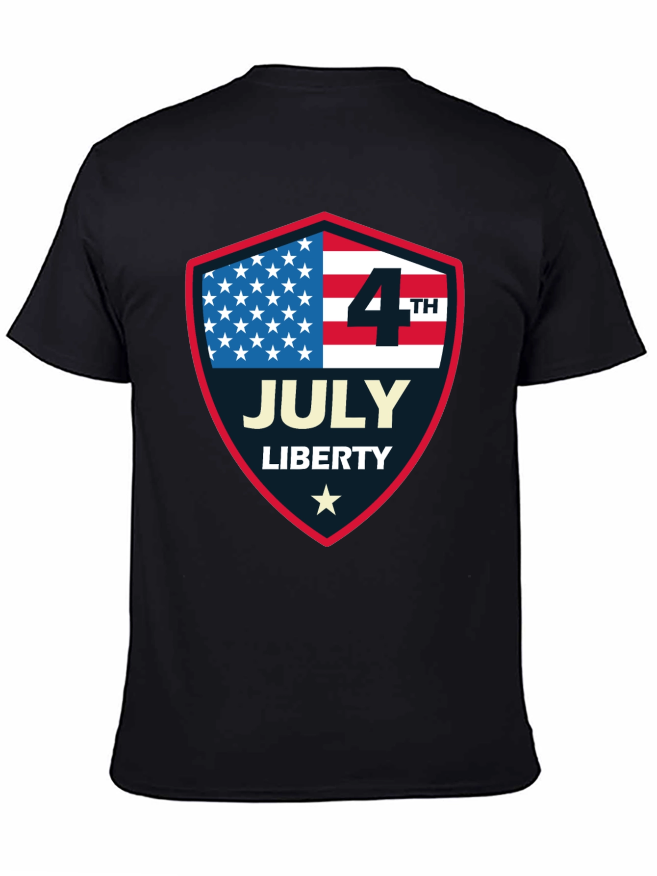 Patriotic 4th of July Shield T-Shirt