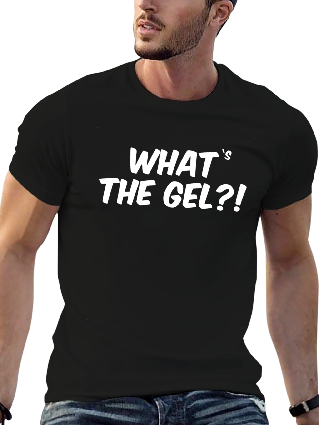 Whats The Gel?! Graphic Tee - Black