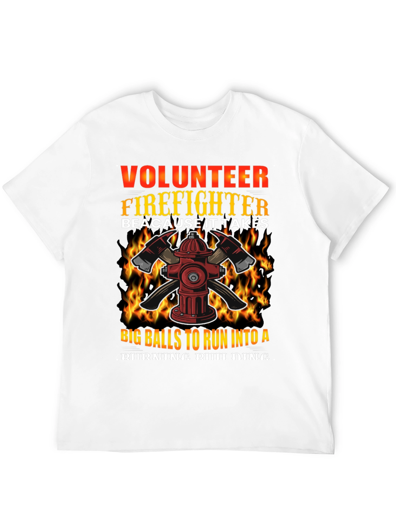 Volunteer Firefighter Graphic T-Shirt