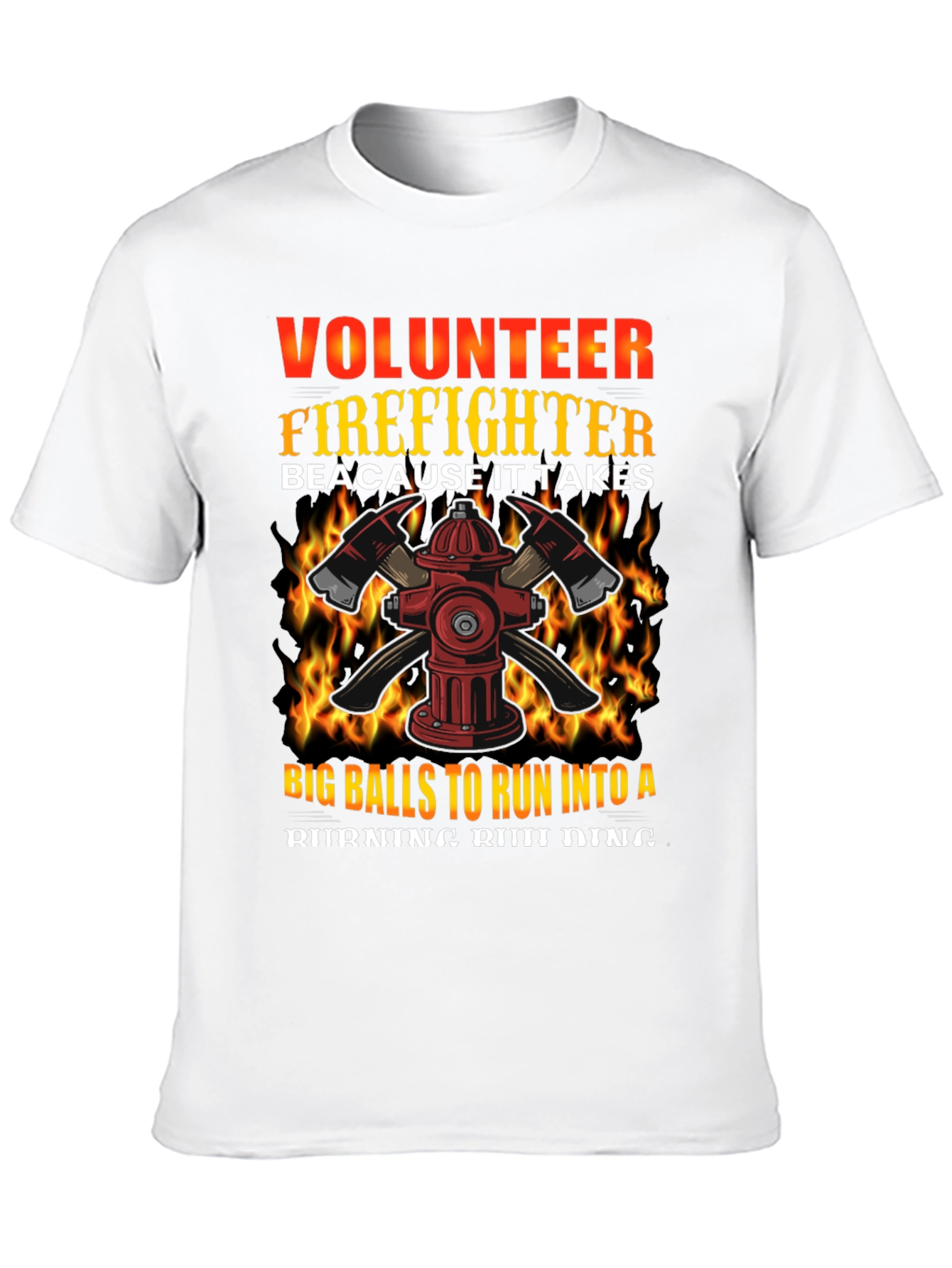 Volunteer Firefighter Graphic T-Shirt