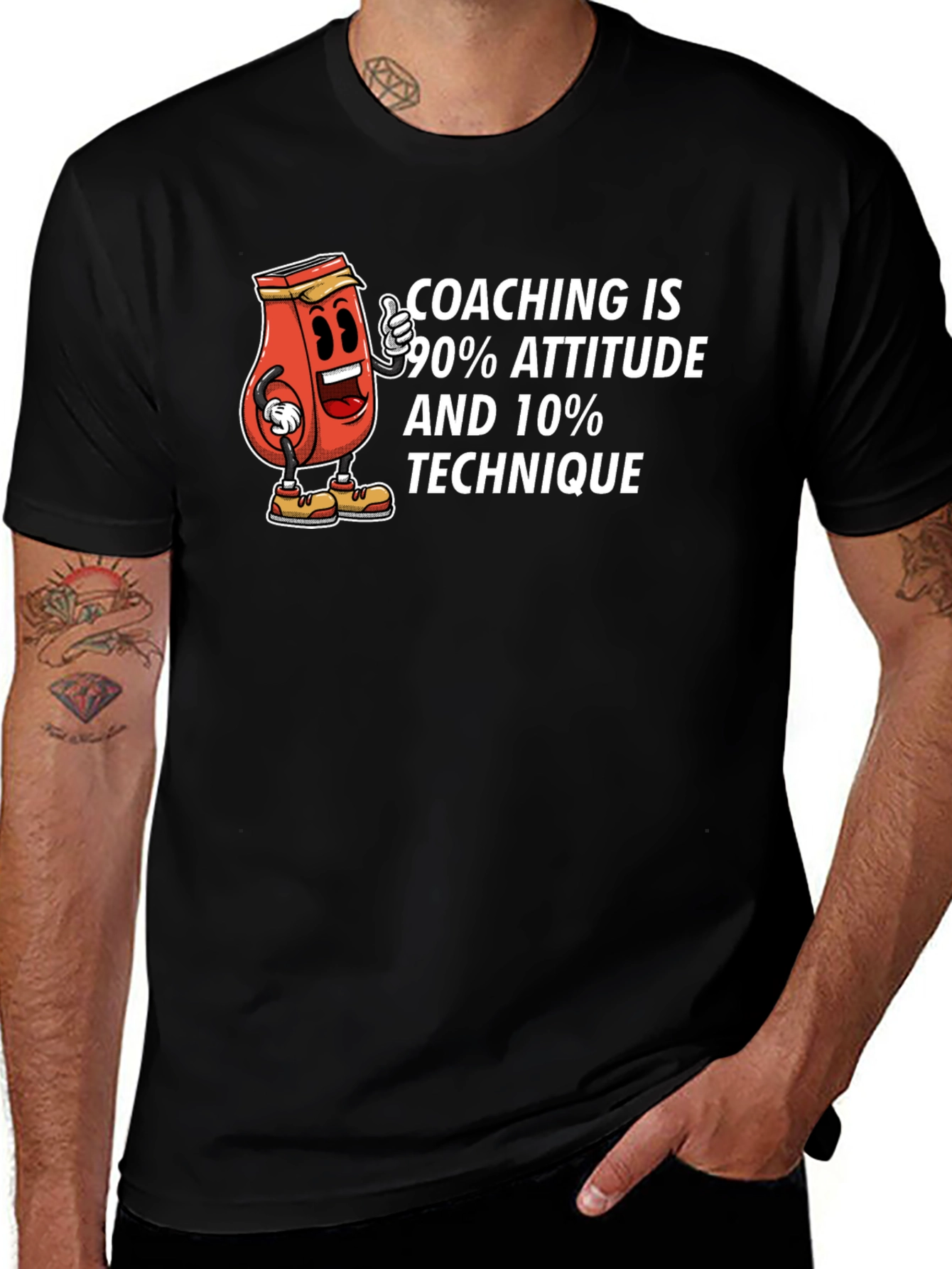 Coaching Attitude T-Shirt Black