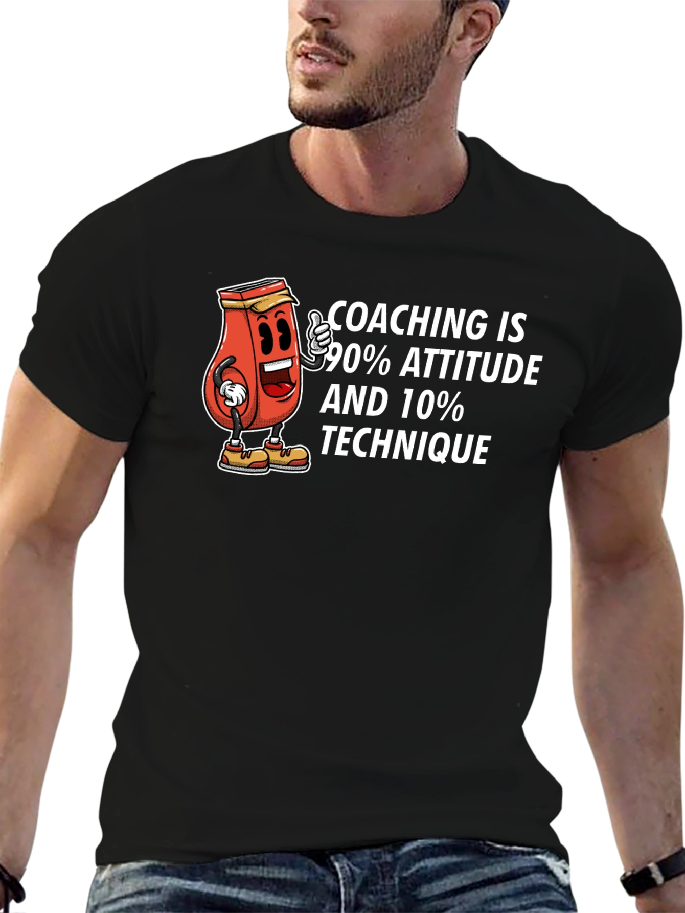 Coaching Attitude T-Shirt Black
