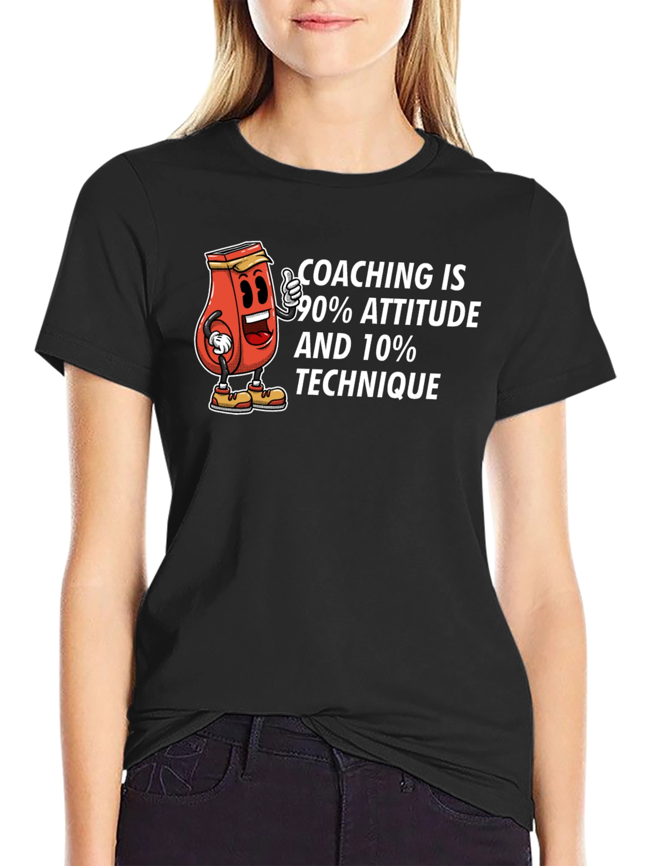 Coaching Attitude T-Shirt Black