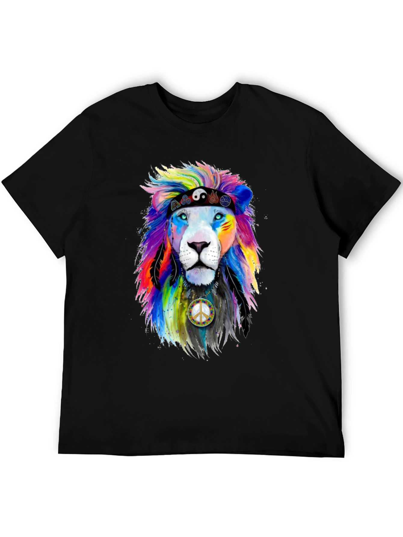 Rainbow Lion Peace T-Shirt