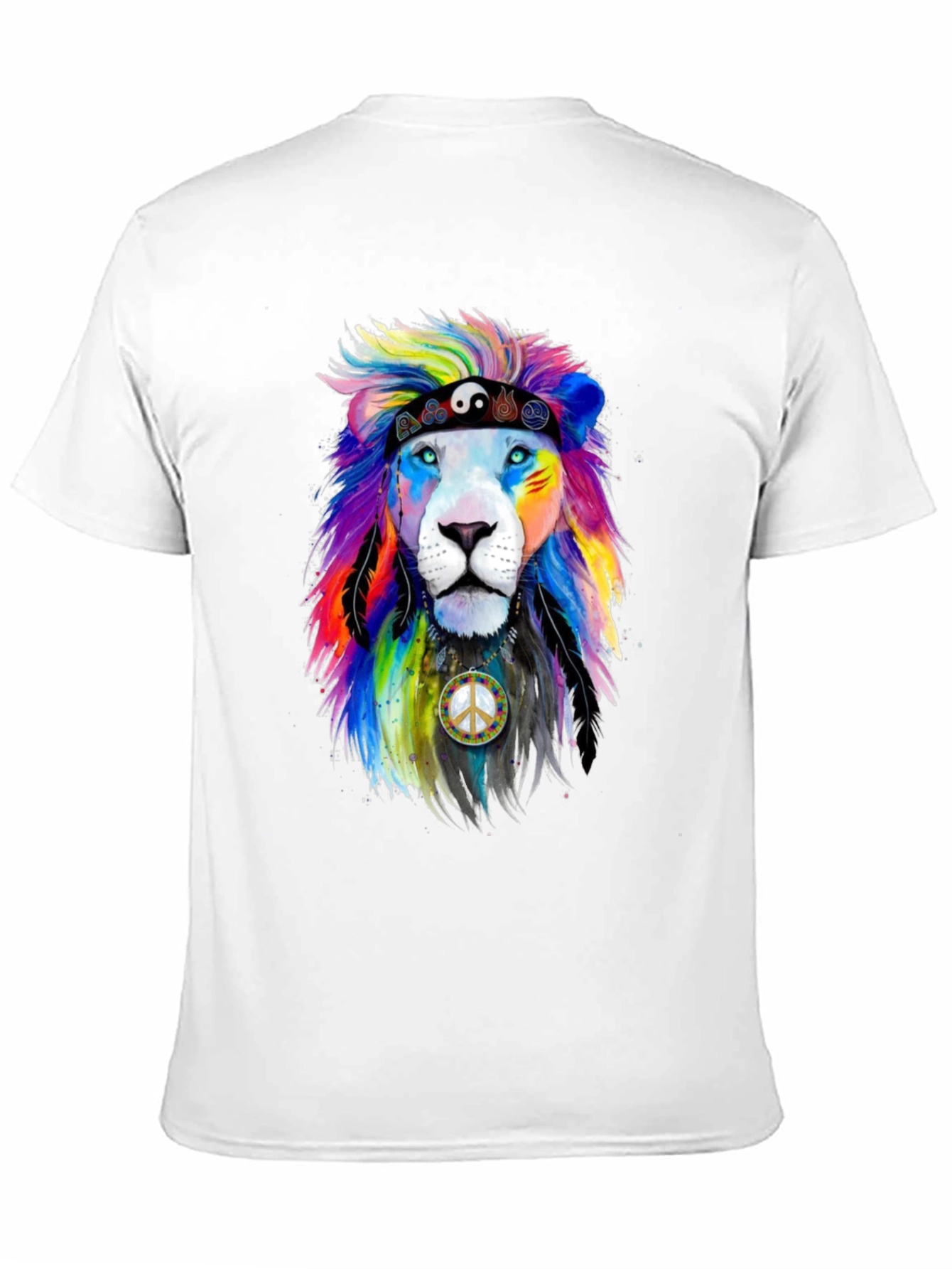 Rainbow Lion Peace T-Shirt