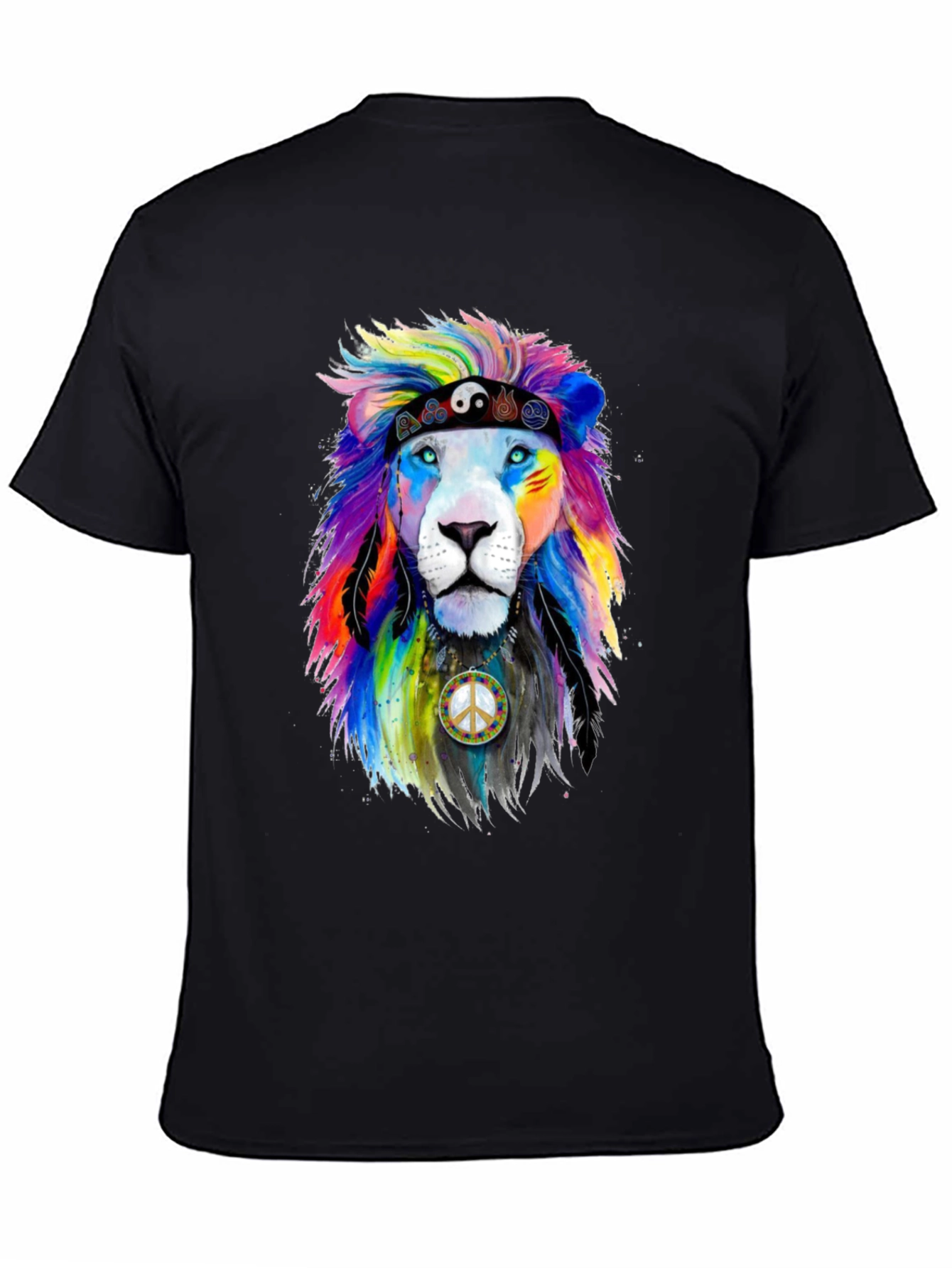 Rainbow Lion Peace T-Shirt