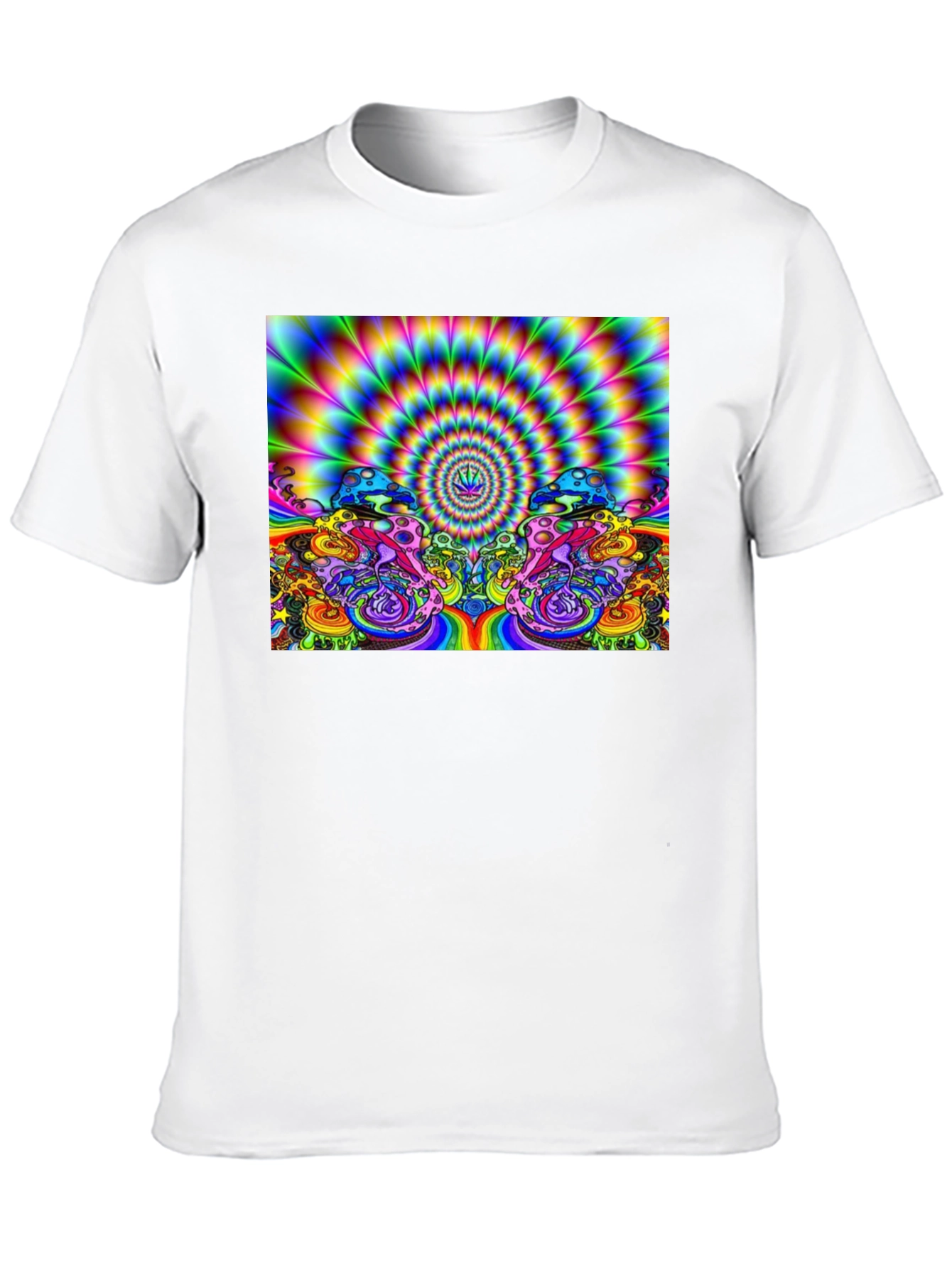 Psychedelic Mushroom Graphic Print T-Shirt