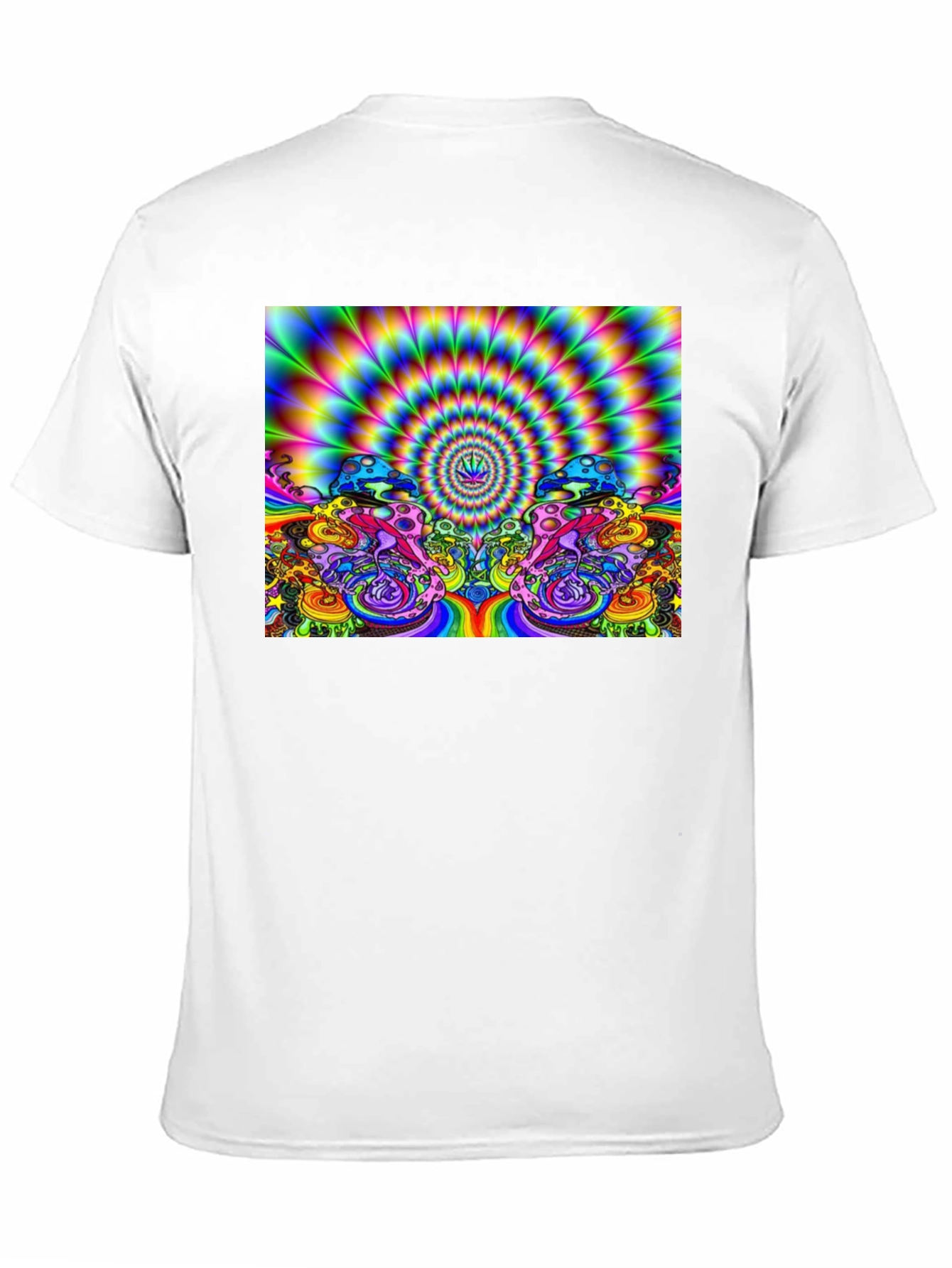 Psychedelic Mushroom Graphic Print T-Shirt