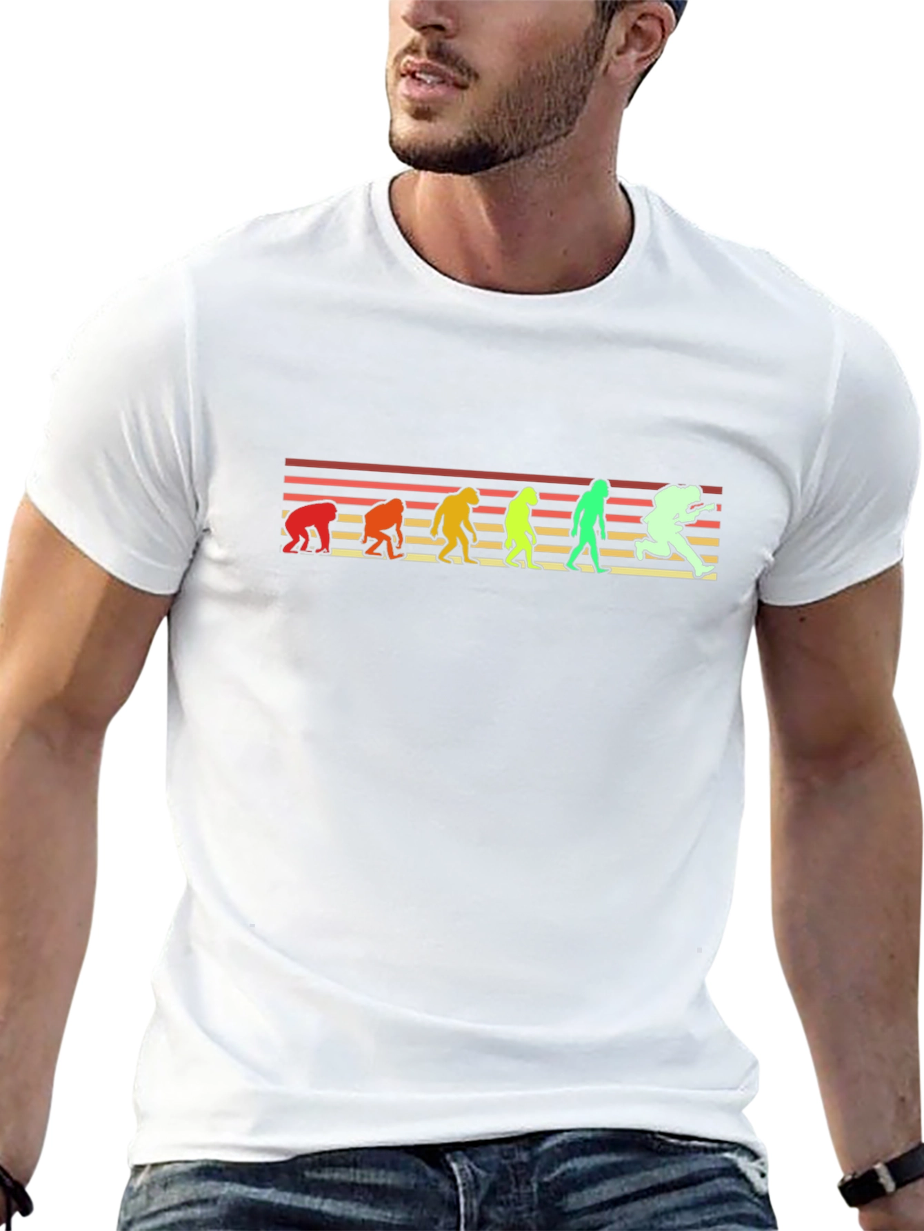 Evolution of Guitar Player T-Shirt