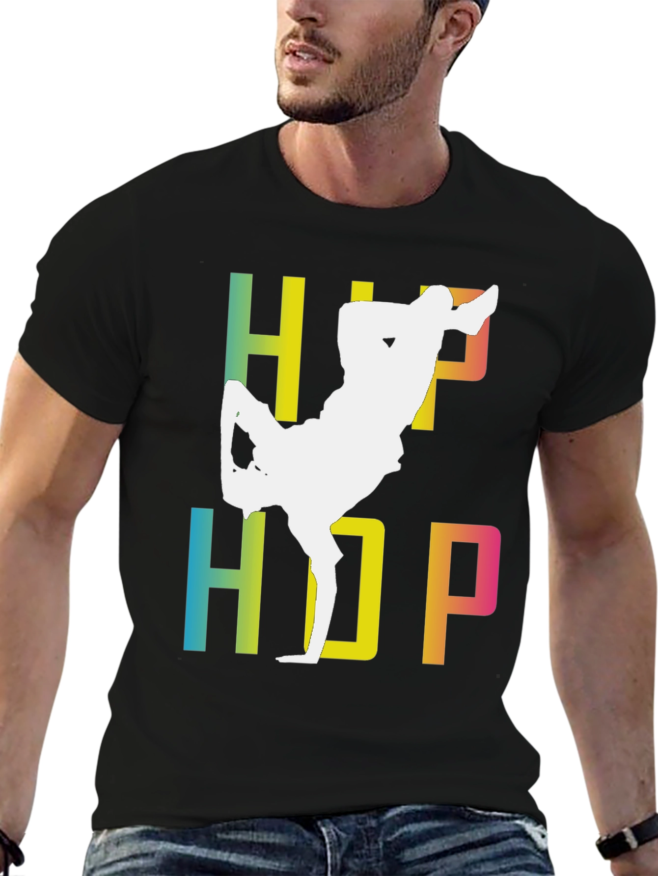 Hip Hop Dancer Black T-Shirt