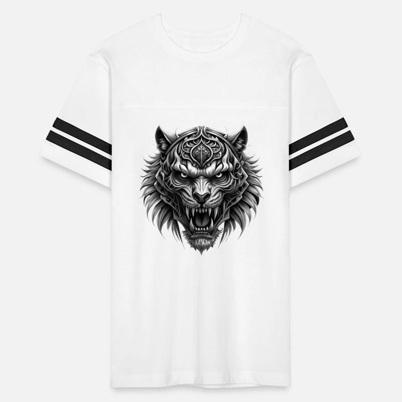 vector illustration tiger demon