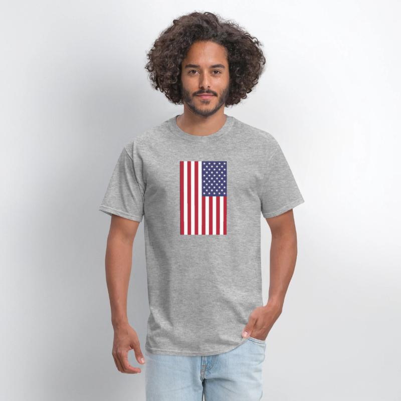 vertical American flag graphic design