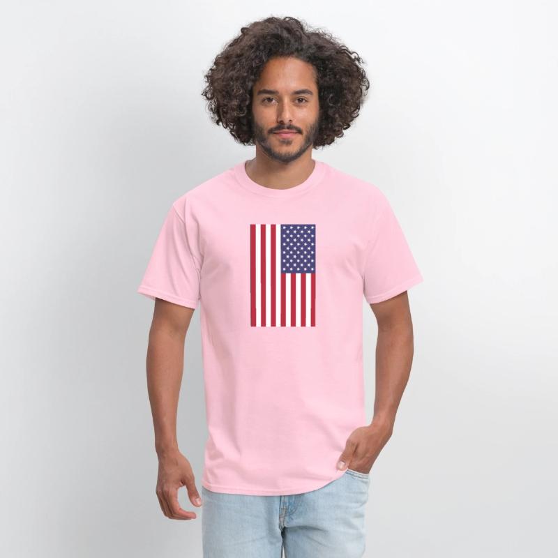 vertical American flag graphic design