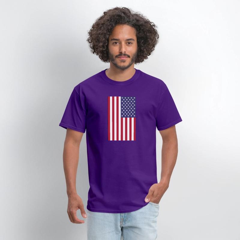 vertical American flag graphic design