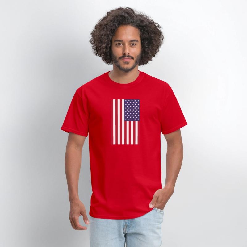 vertical American flag graphic design
