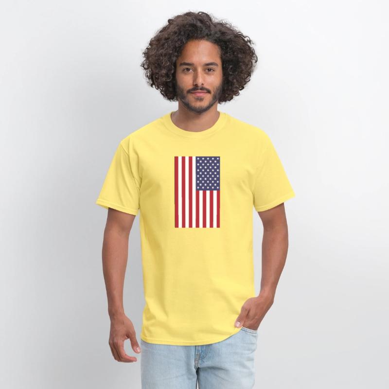 vertical American flag graphic design