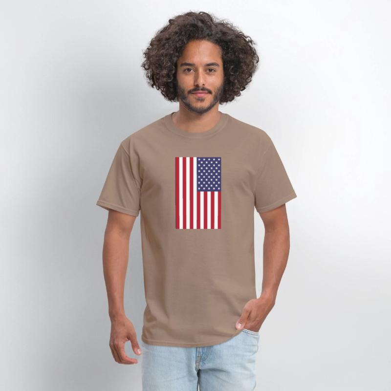 vertical American flag graphic design