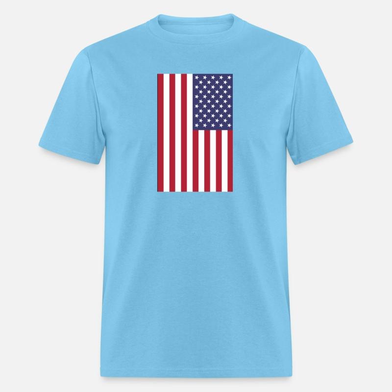 vertical American flag graphic design