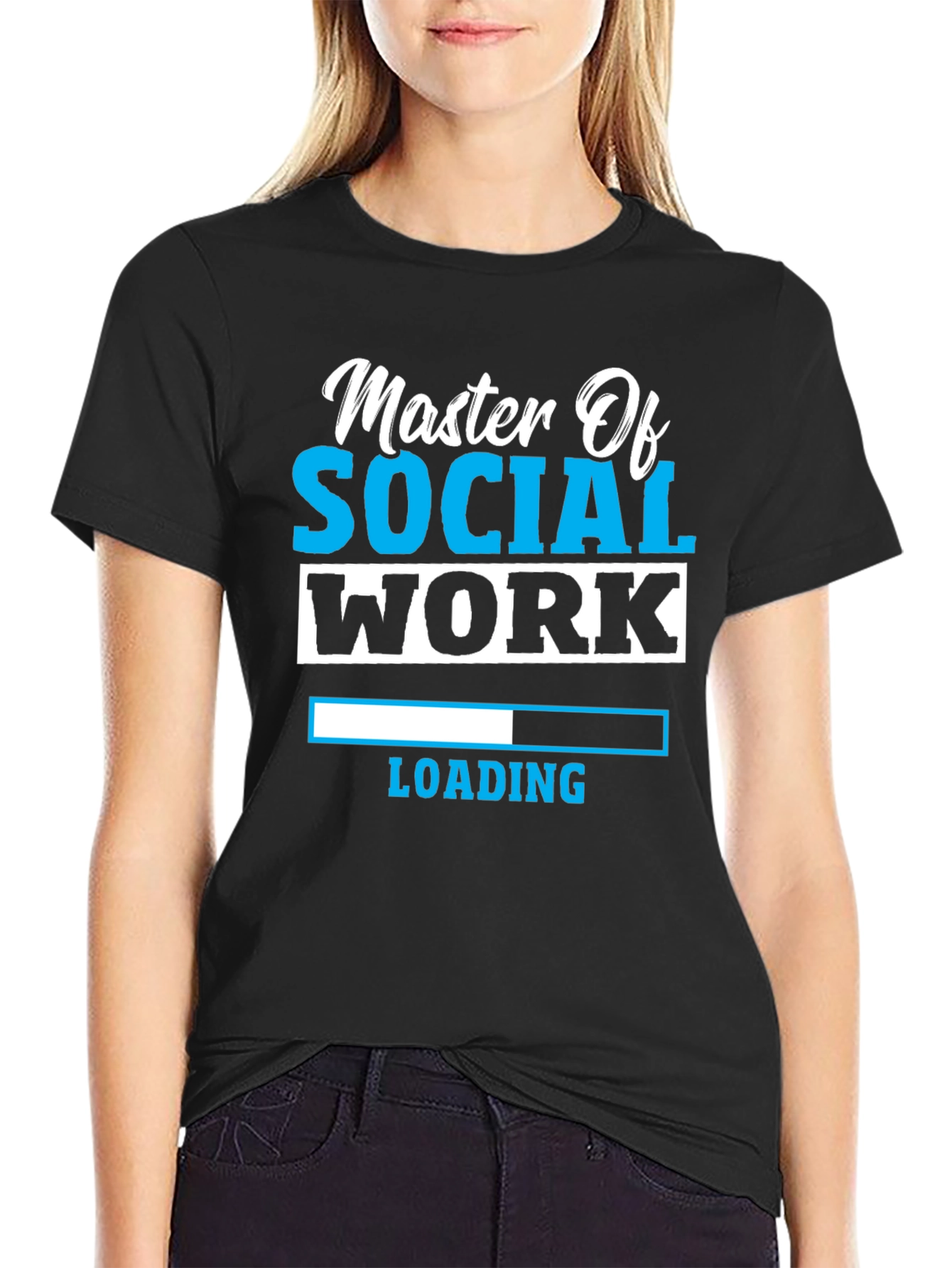 Master Of Social Work Loading T-Shirt