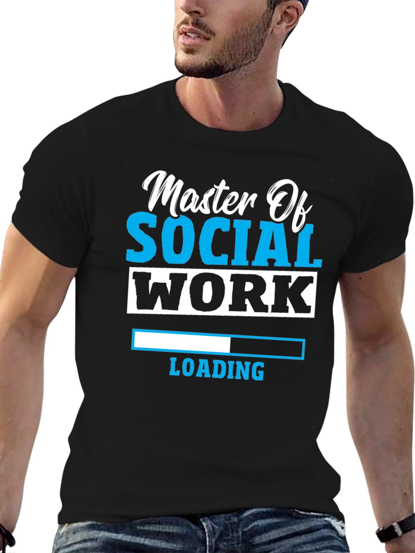 Master Of Social Work Loading T-Shirt