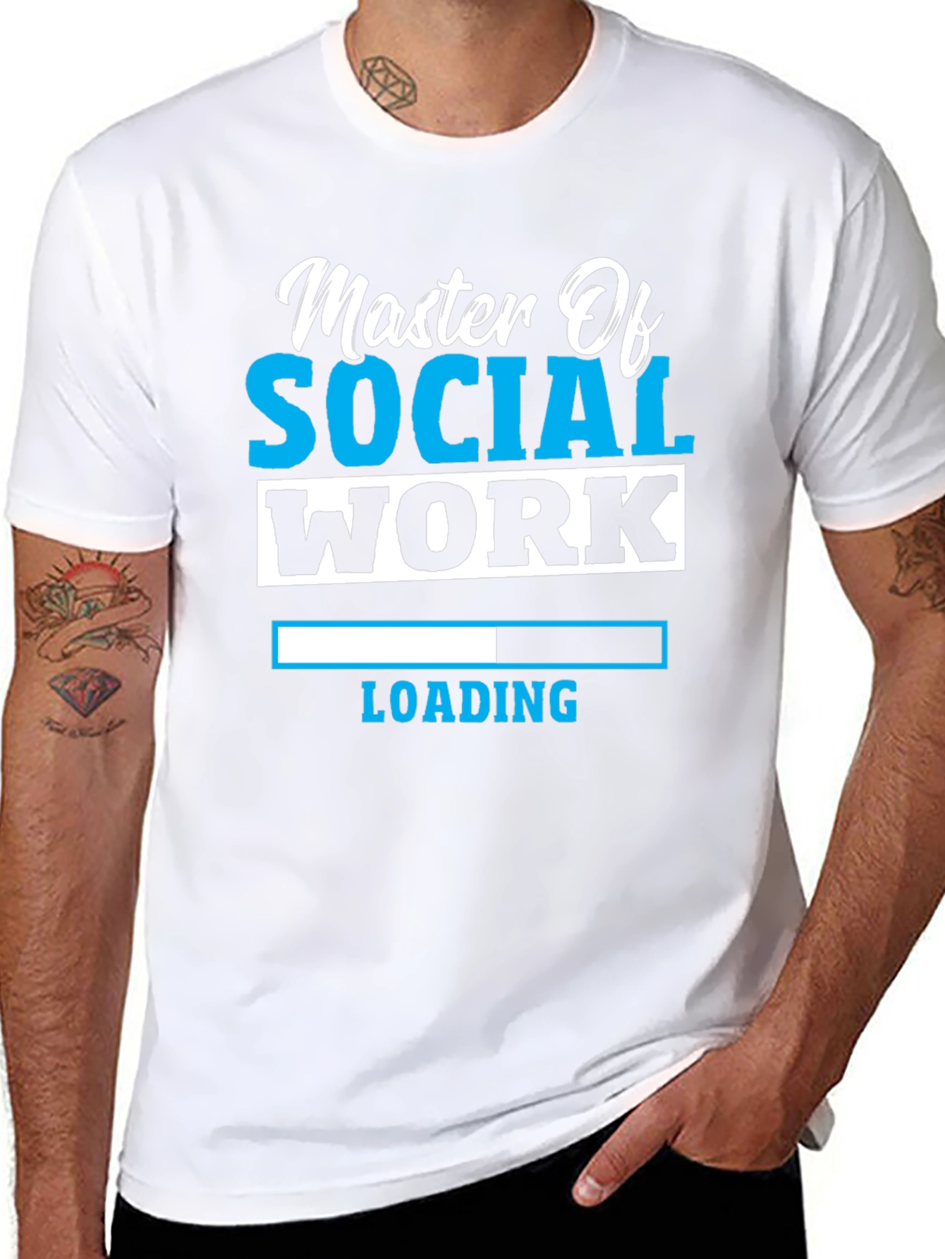 Master Of Social Work Loading T-Shirt