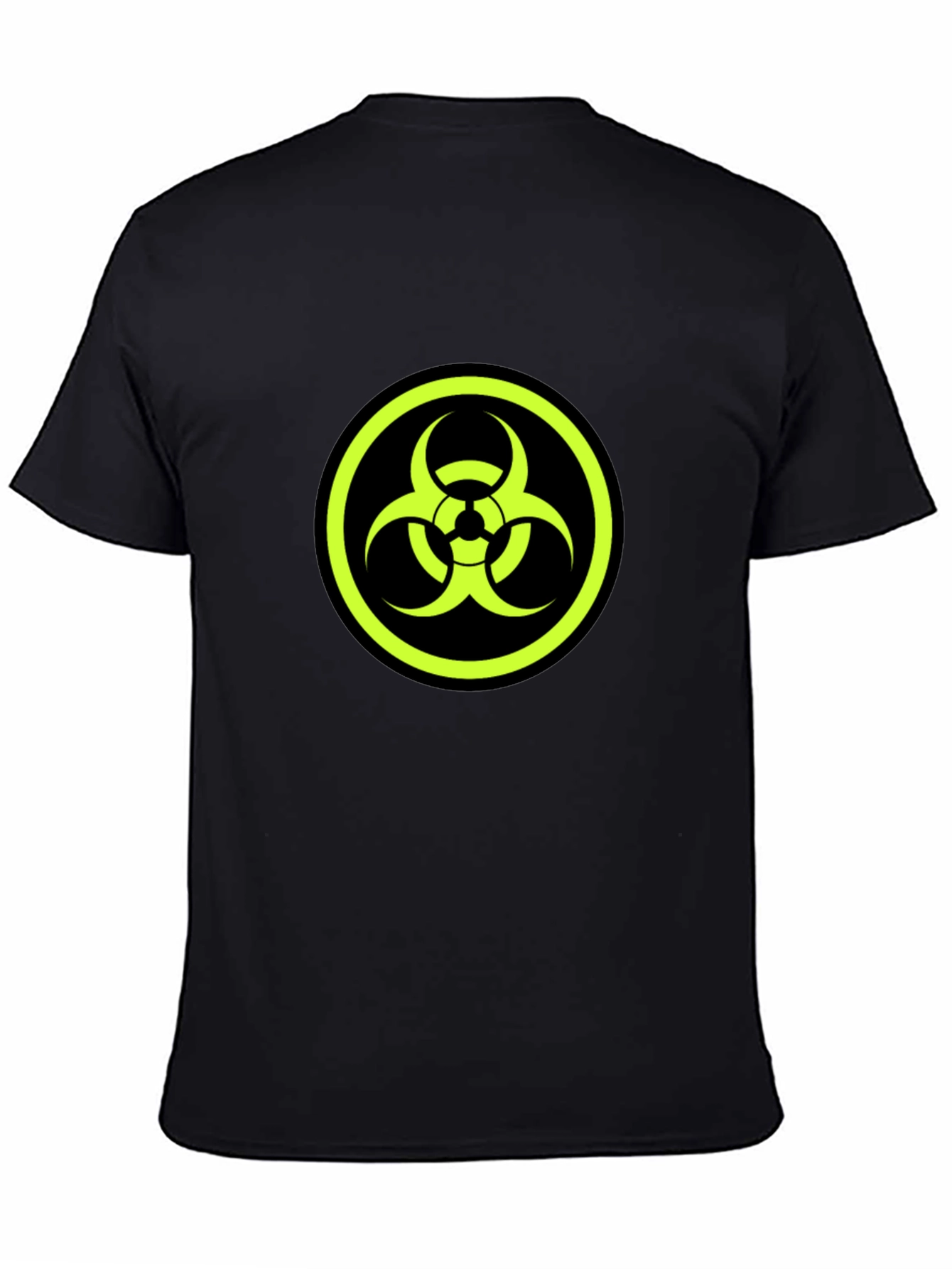 Biohazard Symbol Graphic Tee - Black T-Shirt