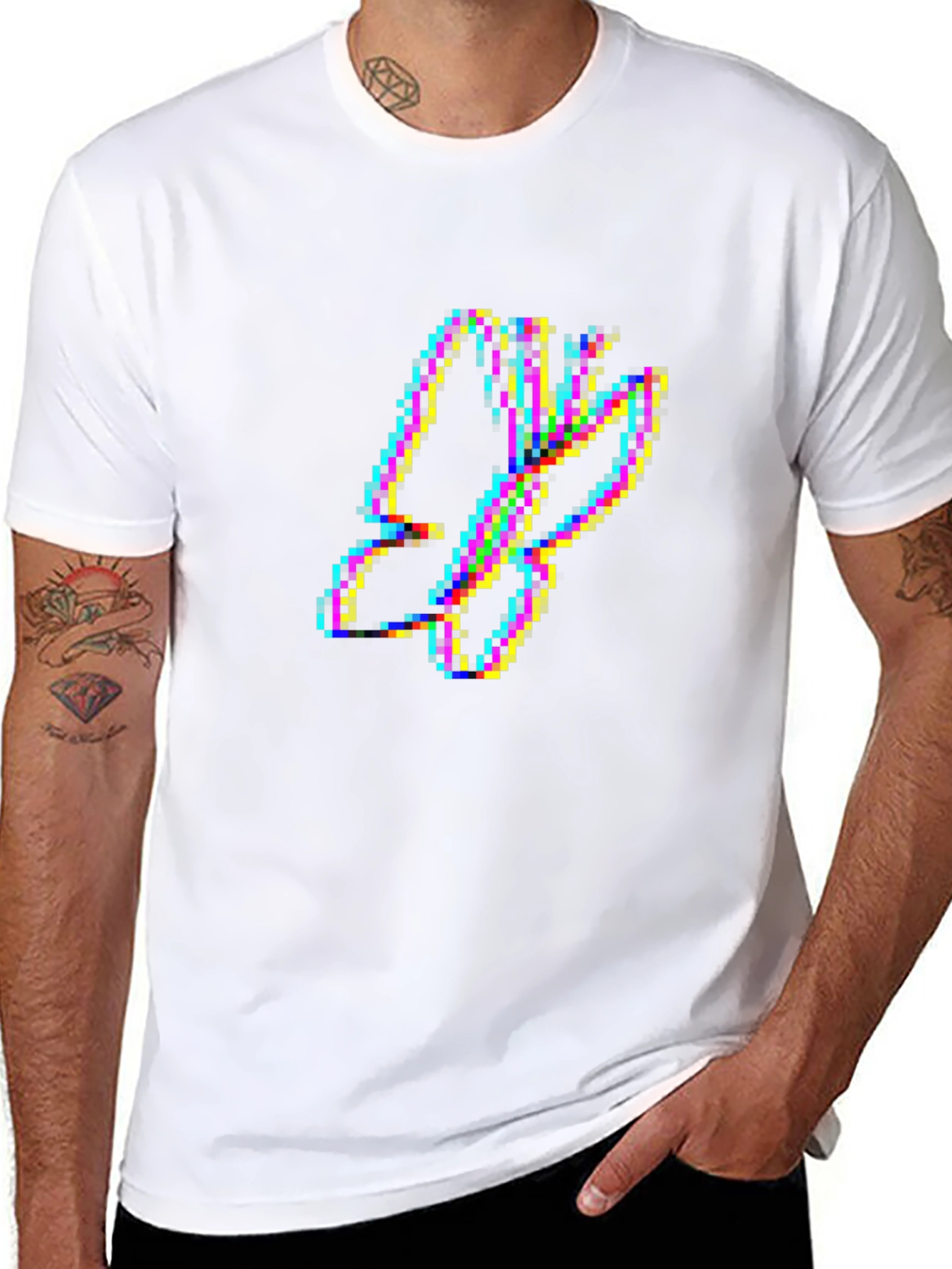Retro Pixel Art T-Shirt - Funky Design