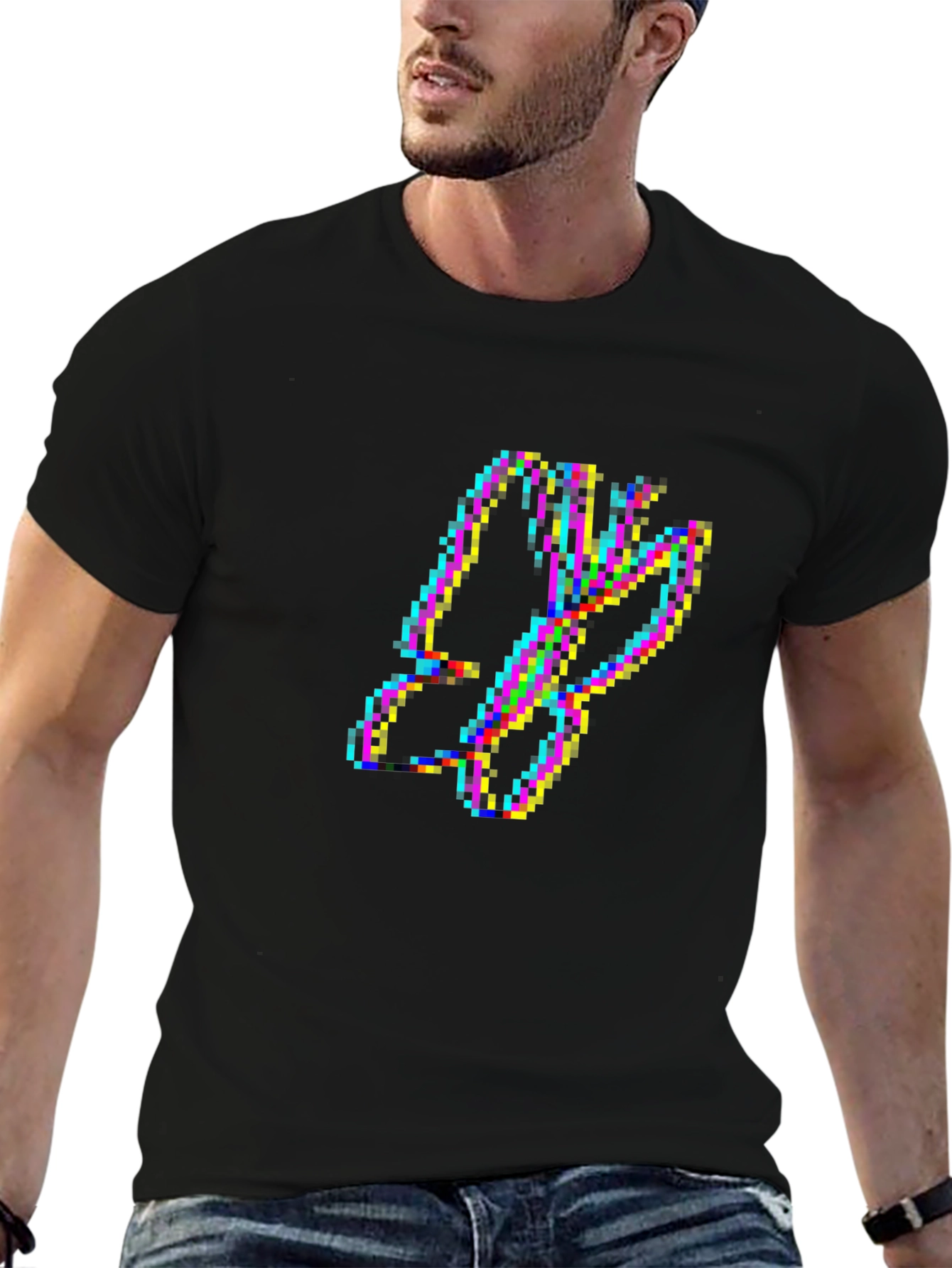 Retro Pixel Art T-Shirt - Funky Design