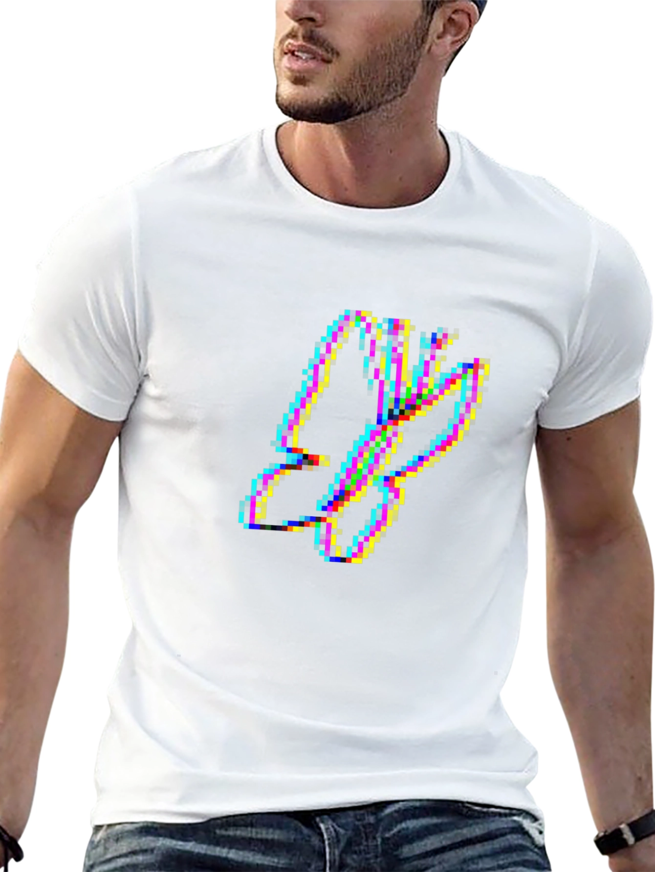 Retro Pixel Art T-Shirt - Funky Design
