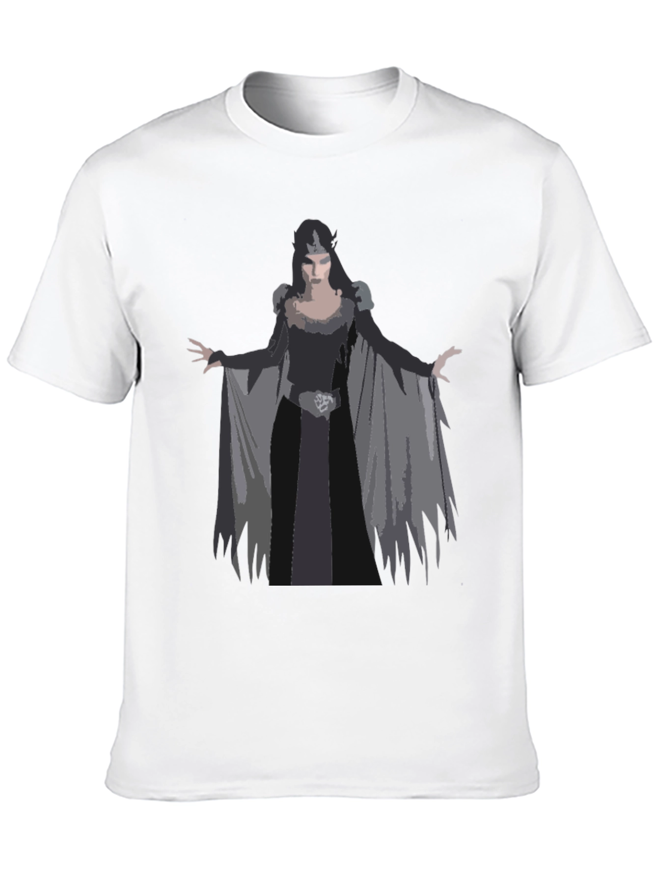 Dark Queen Graphic Tee - Gothic Fantasy Style