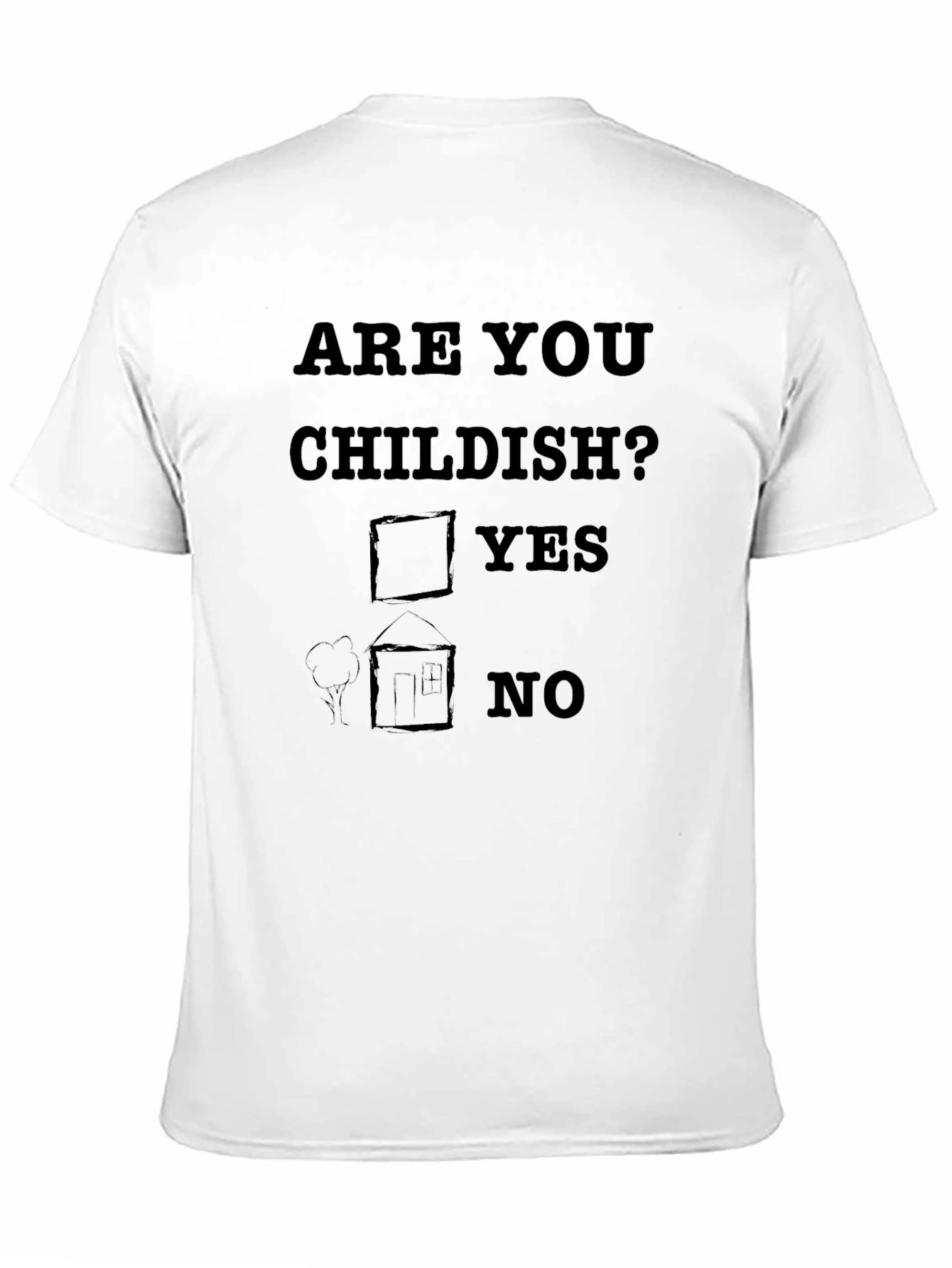 Are You Childish? Graphic Tee - Fun Novelty T-Shirt