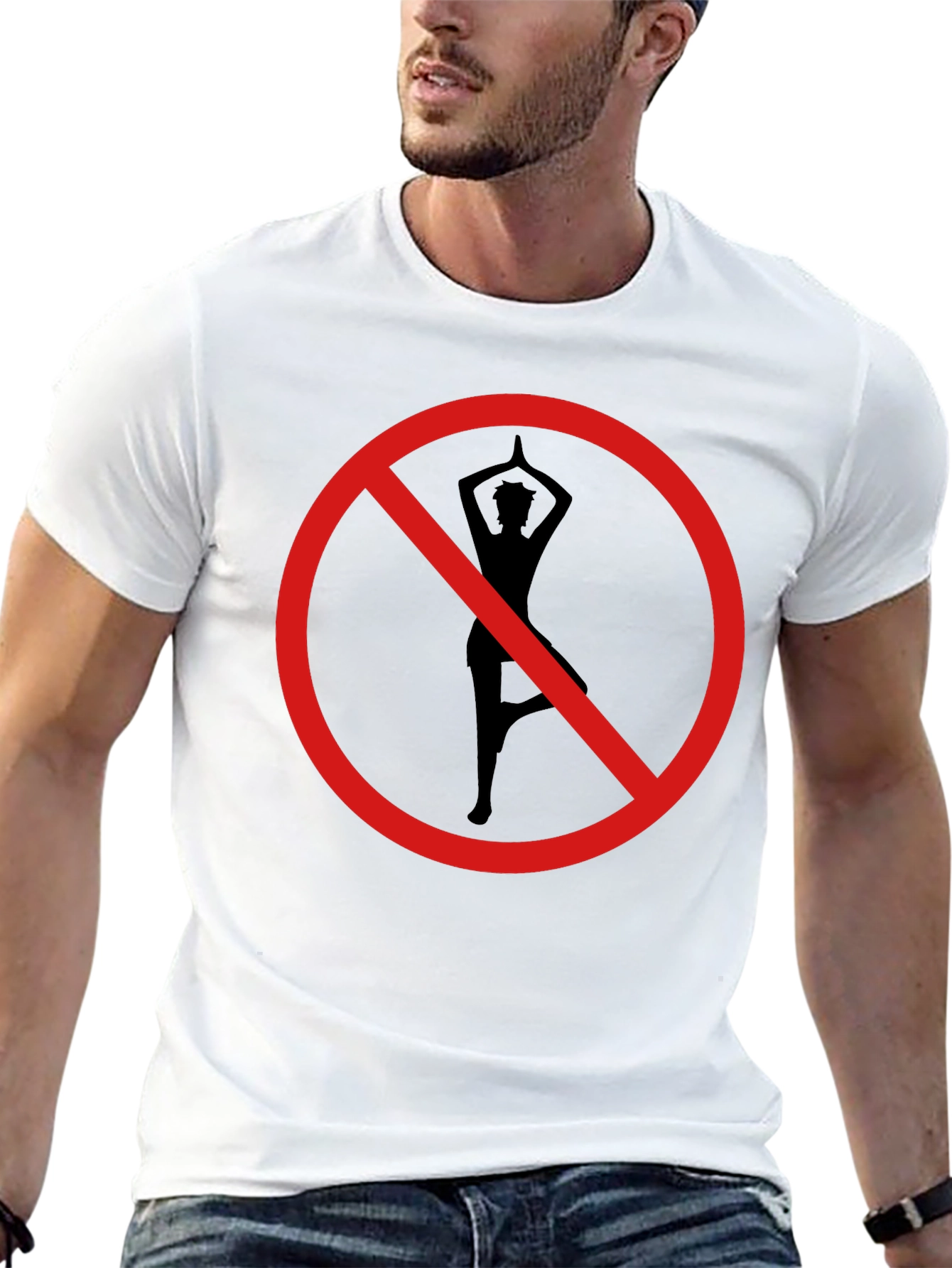Anti Yoga Tee - No Yoga Zone