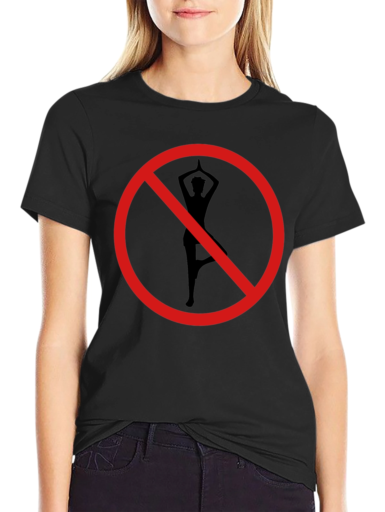 Anti Yoga Tee - No Yoga Zone