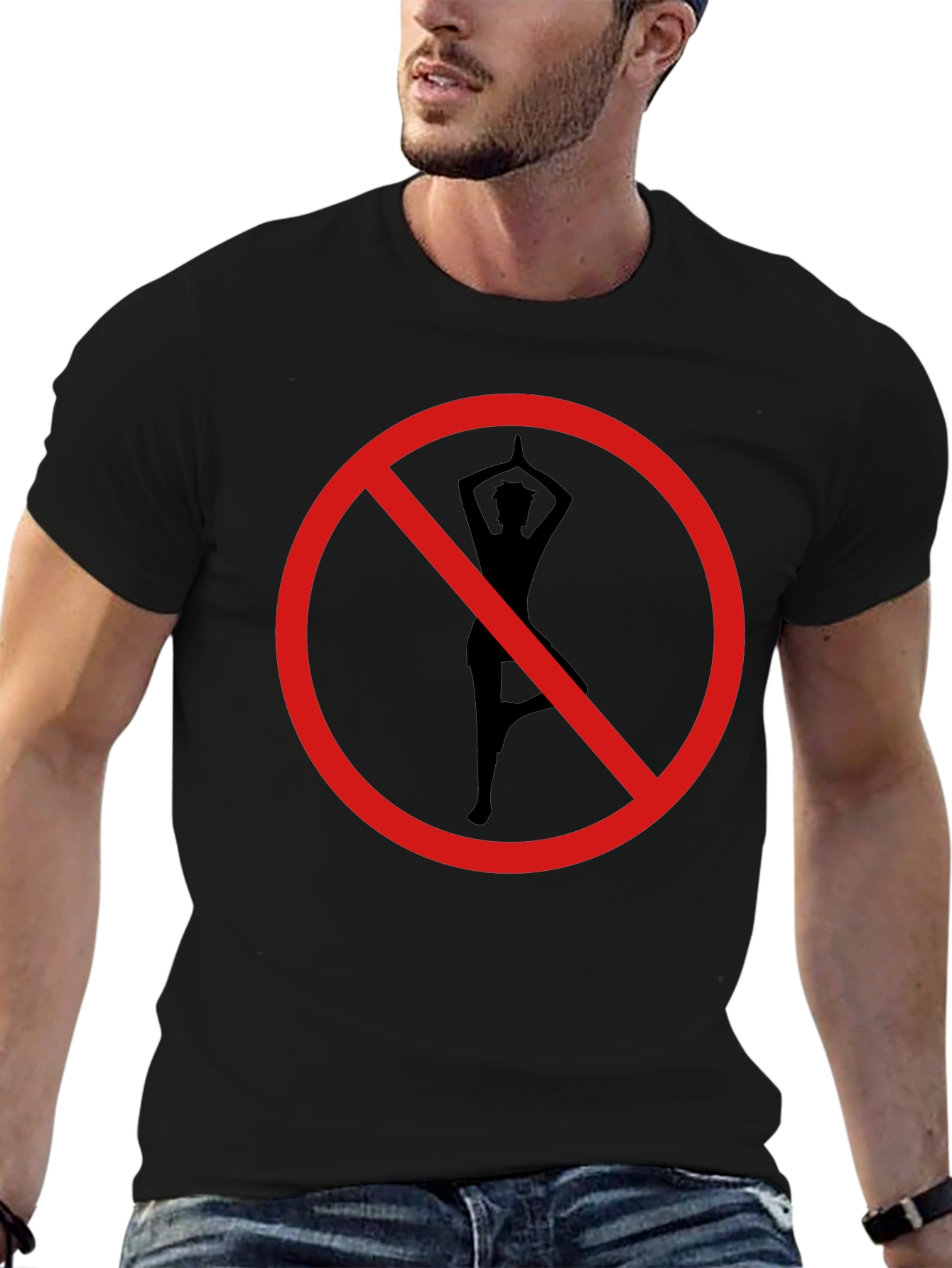 Anti Yoga Tee - No Yoga Zone