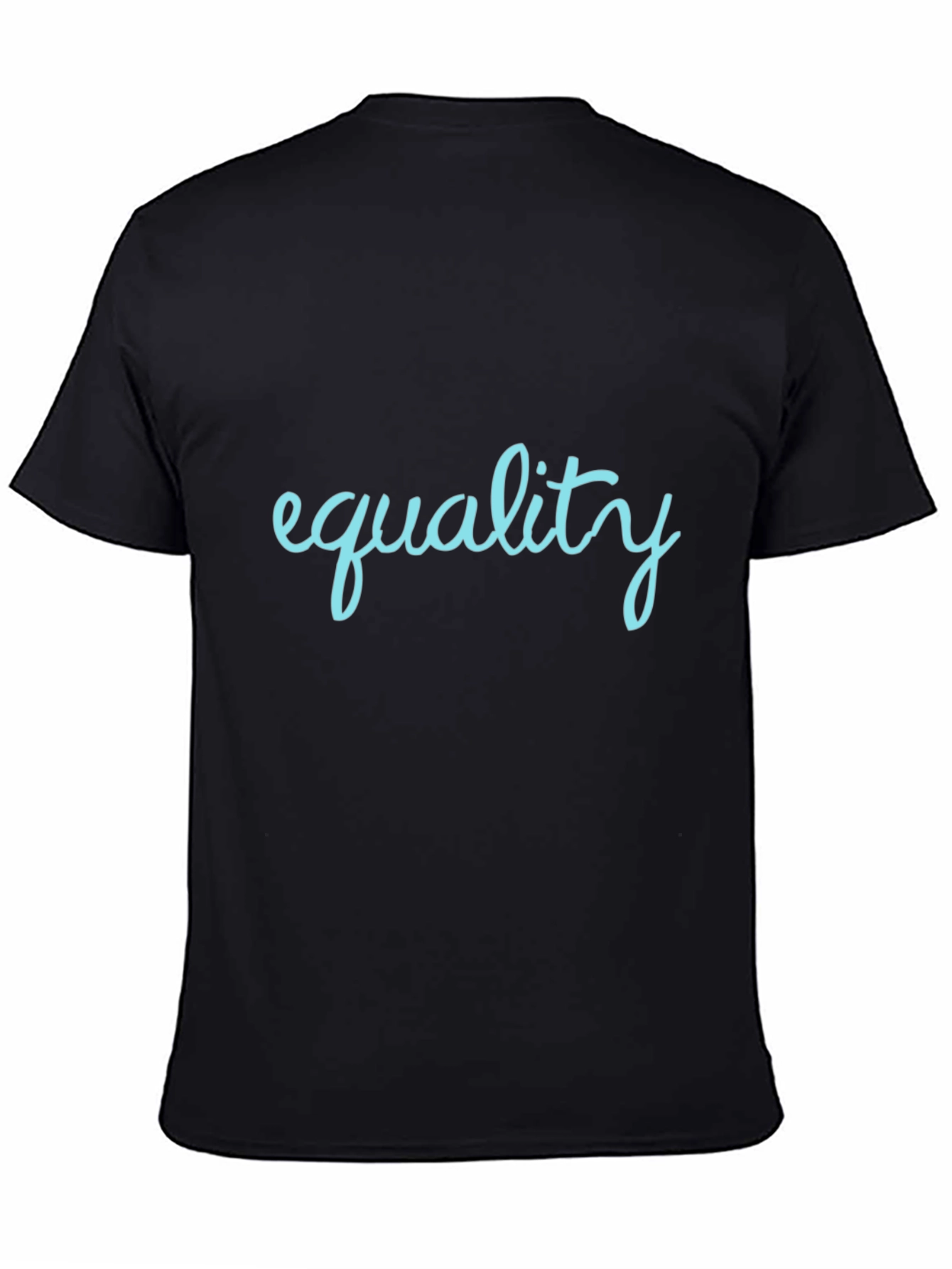 Equality Graphic Tee - Soft Black T-Shirt