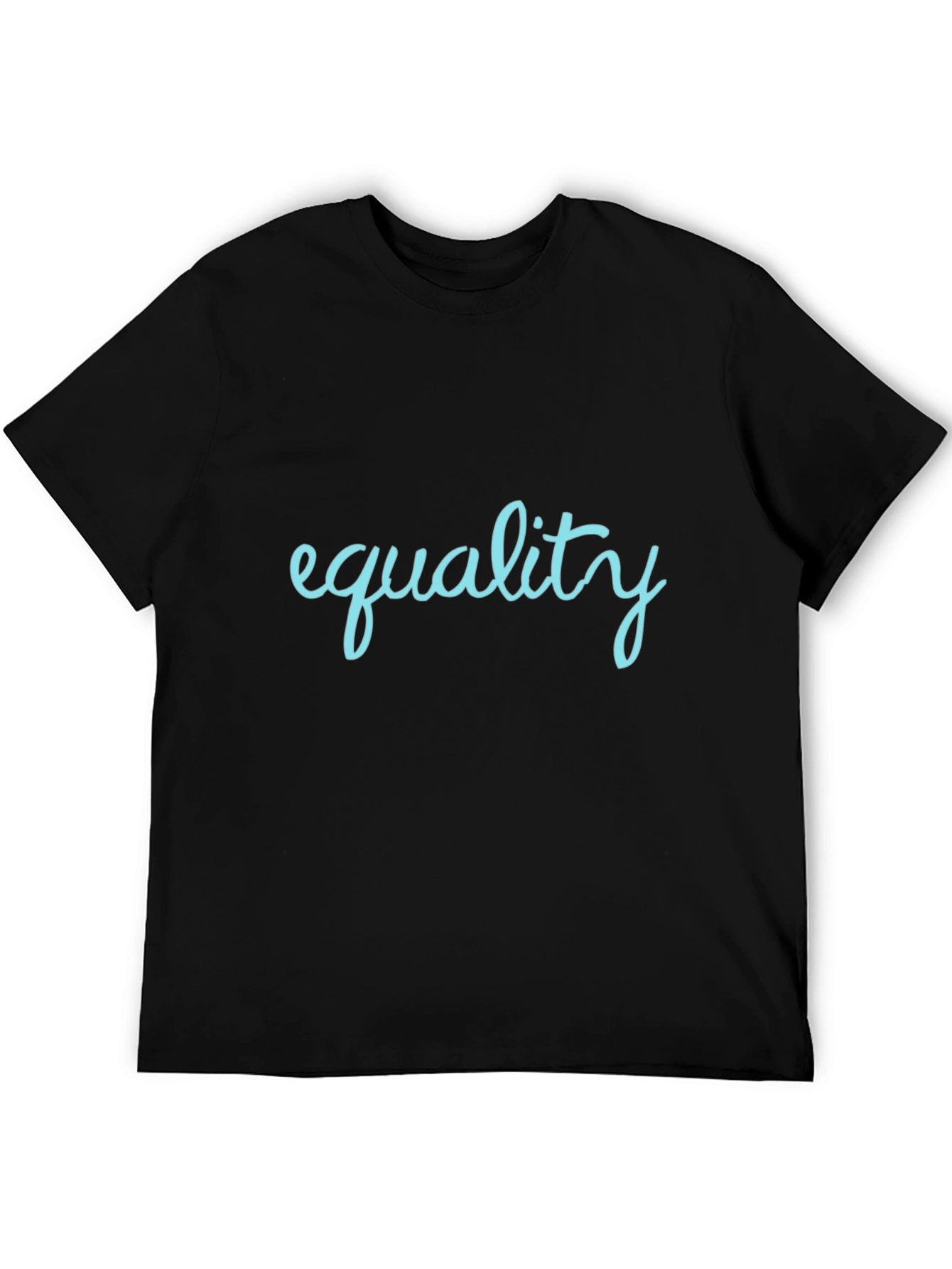 Equality Graphic Tee - Soft Black T-Shirt