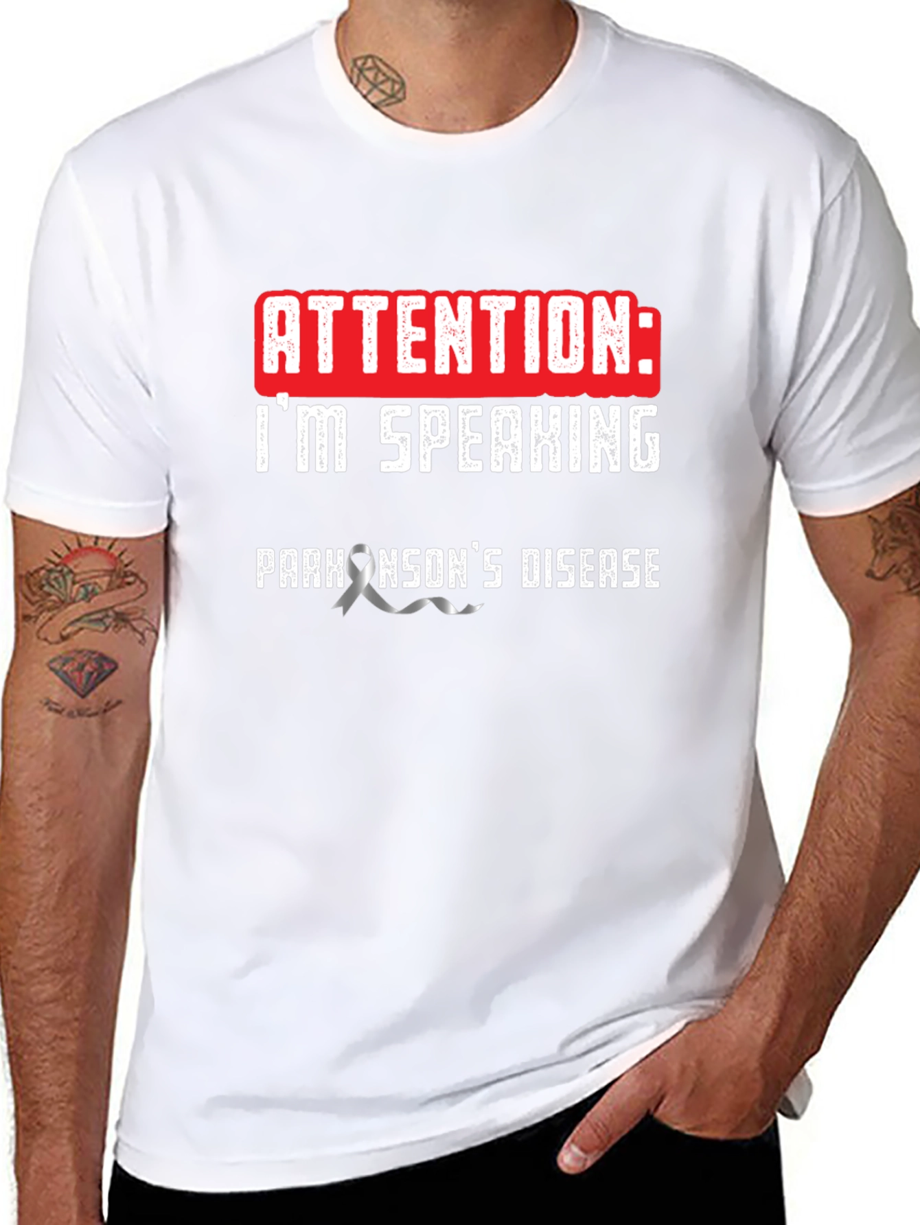 Attention: Im Speaking Parkinsons Disease T-Shirt